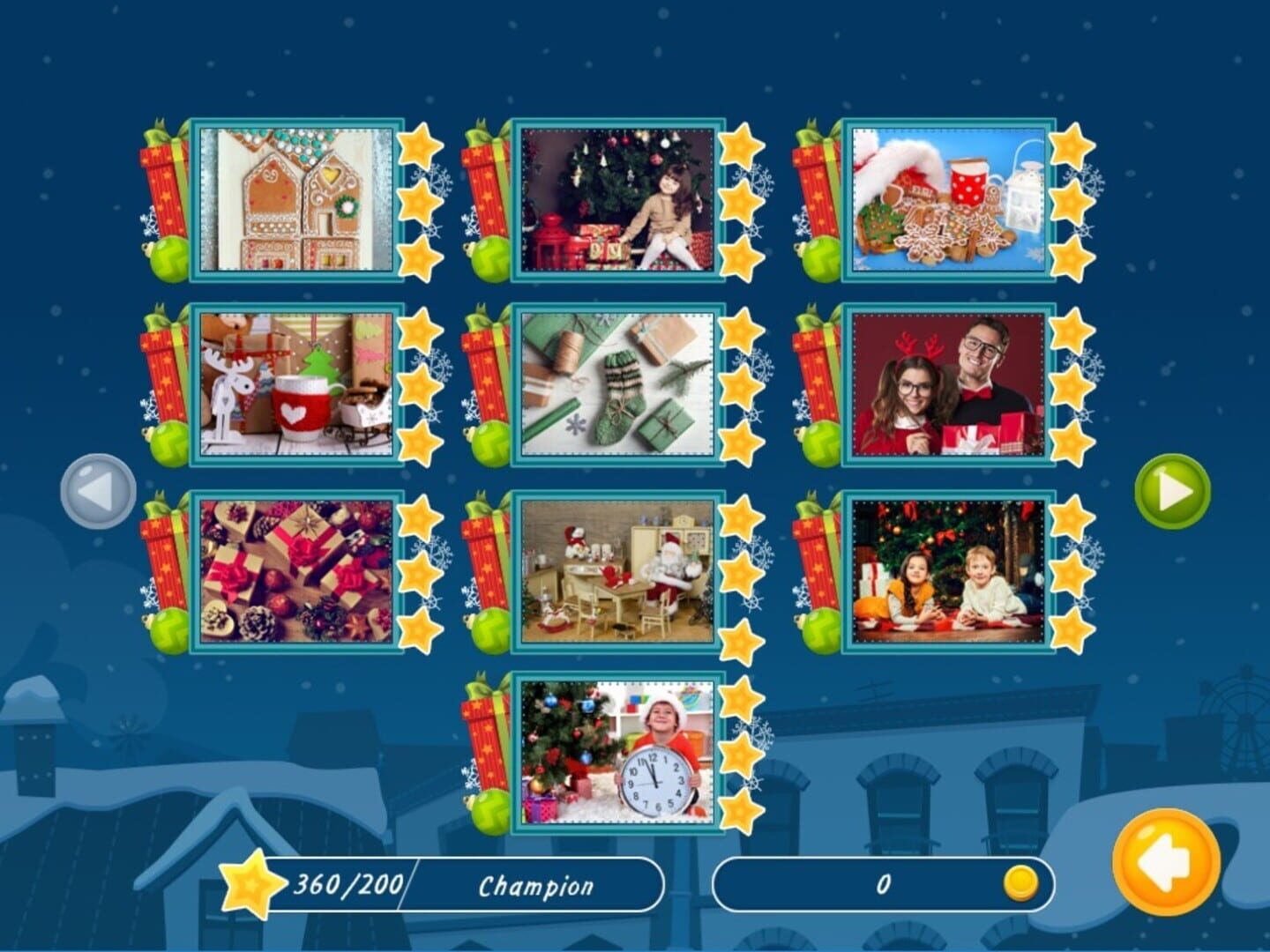 Foto do jogo Holiday Mosaics Christmas Puzzles
