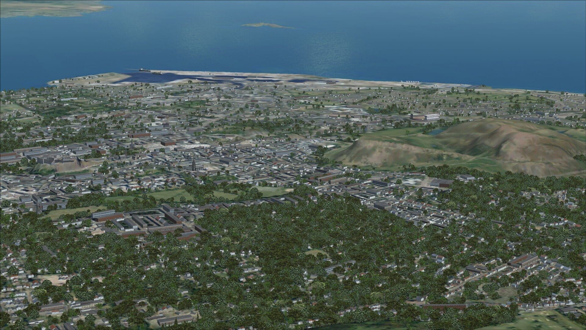 Foto do jogo Microsoft Flight Simulator X: Steam Edition - VFR Real Scenery NexGen 3D - Vol. 4: Scotland