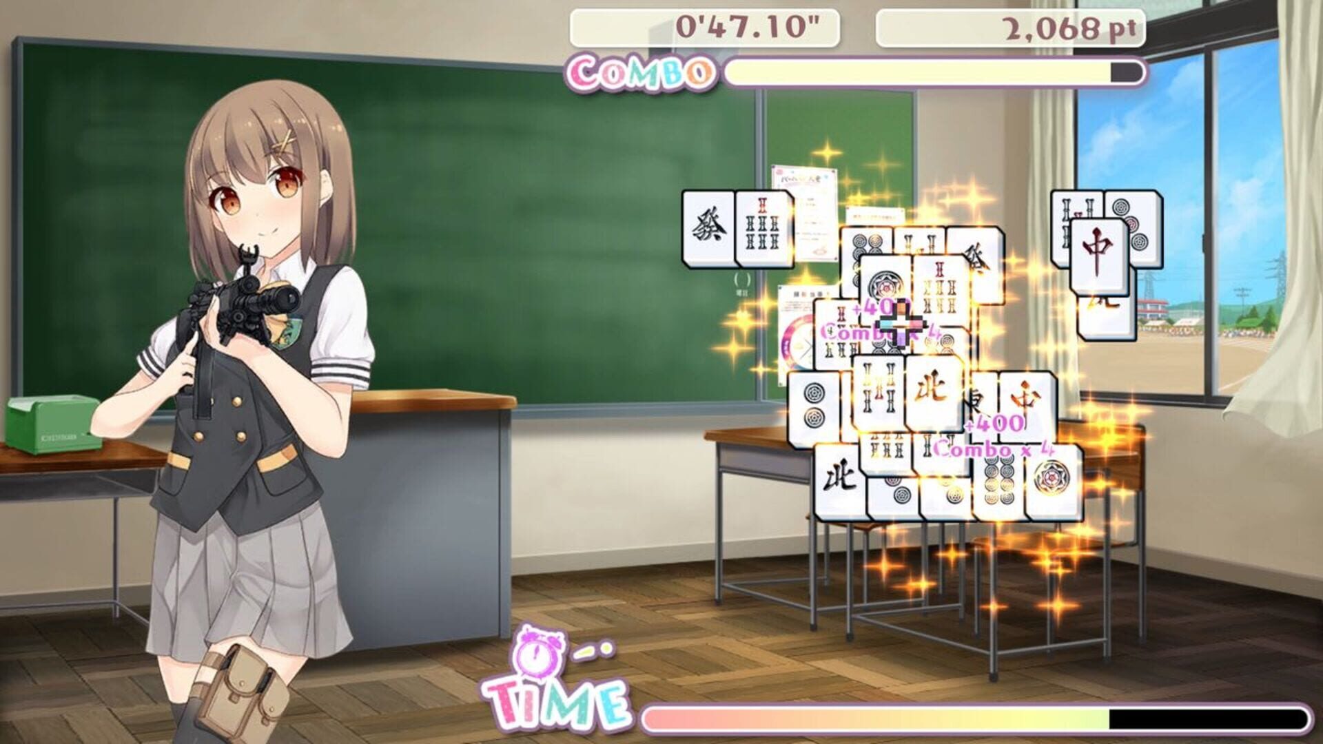 Foto do jogo Bishoujo Battle Mahjong Solitaire