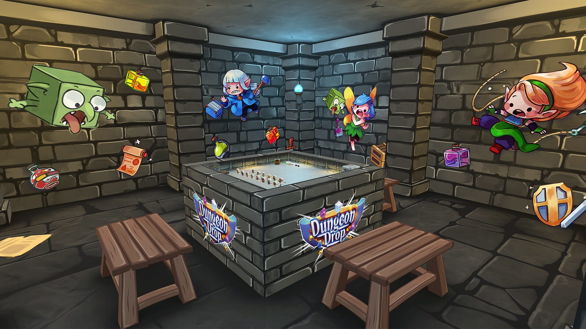 Foto do jogo Tabletop Simulator: Dungeon Drop