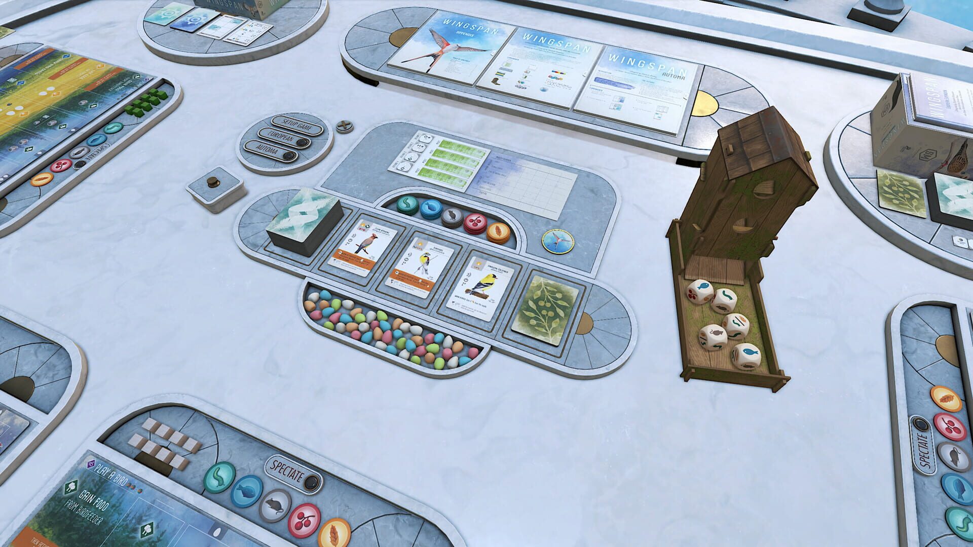 Foto do jogo Tabletop Simulator: Wingspan