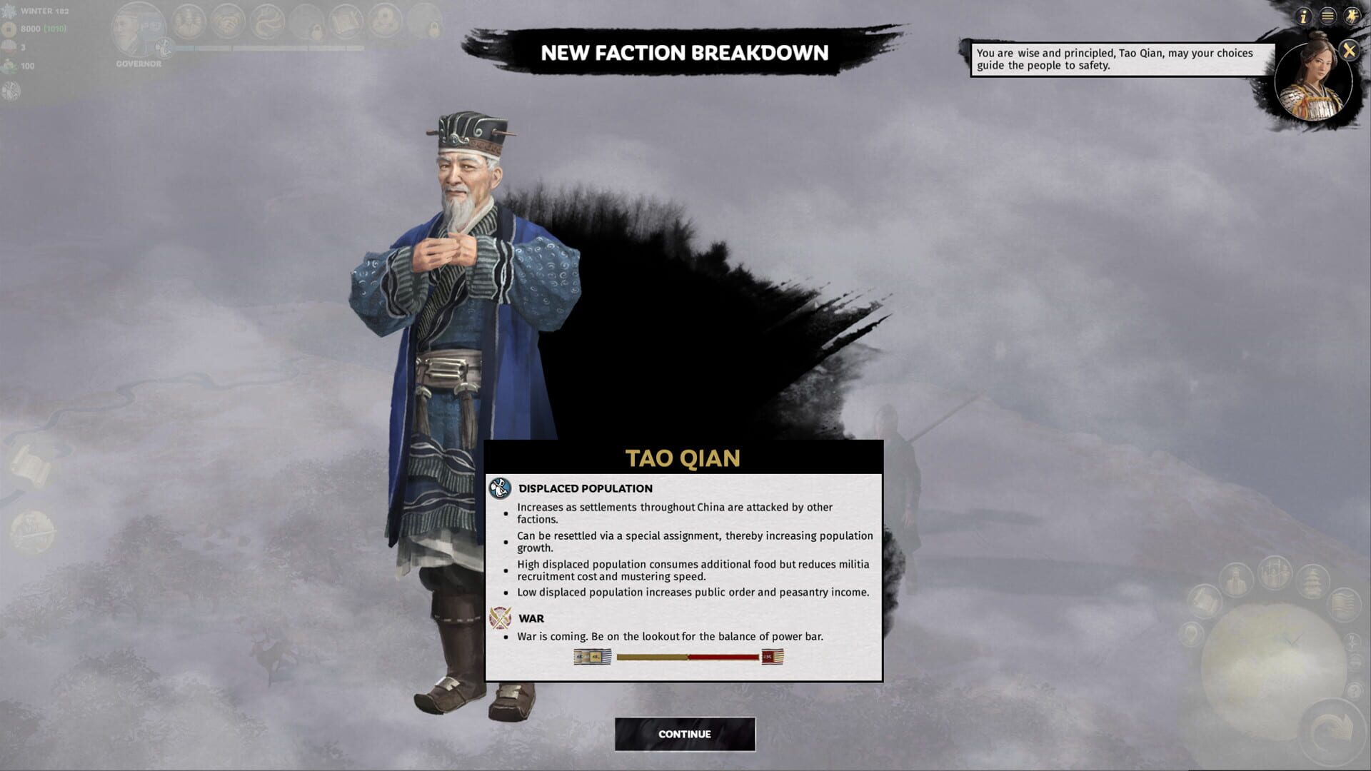 Foto do jogo Total War: Three Kingdoms - Tao Qian