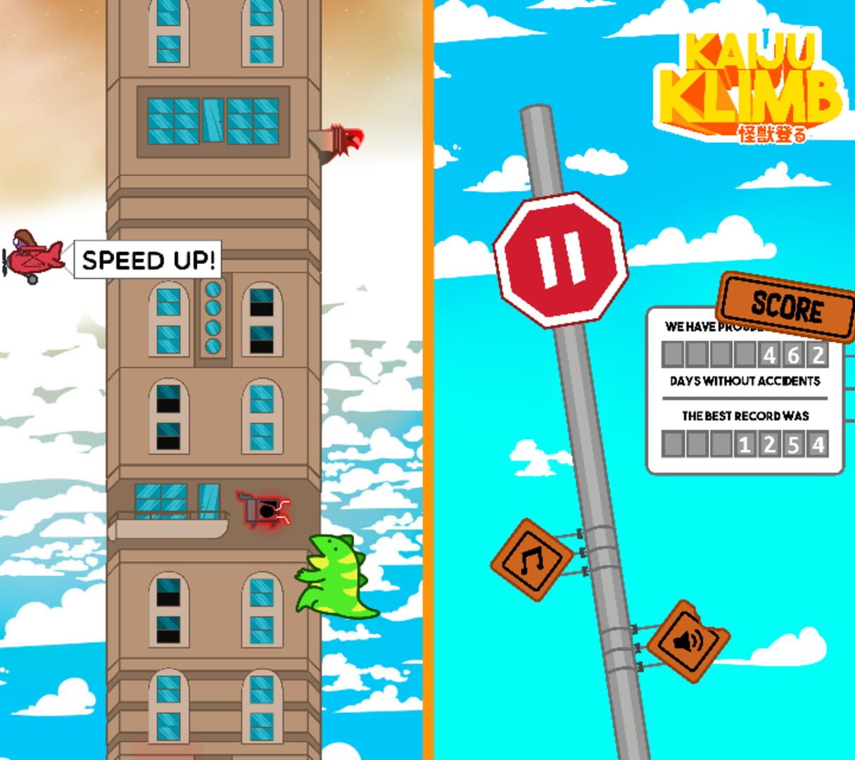 Foto do jogo Kaiju Klimb
