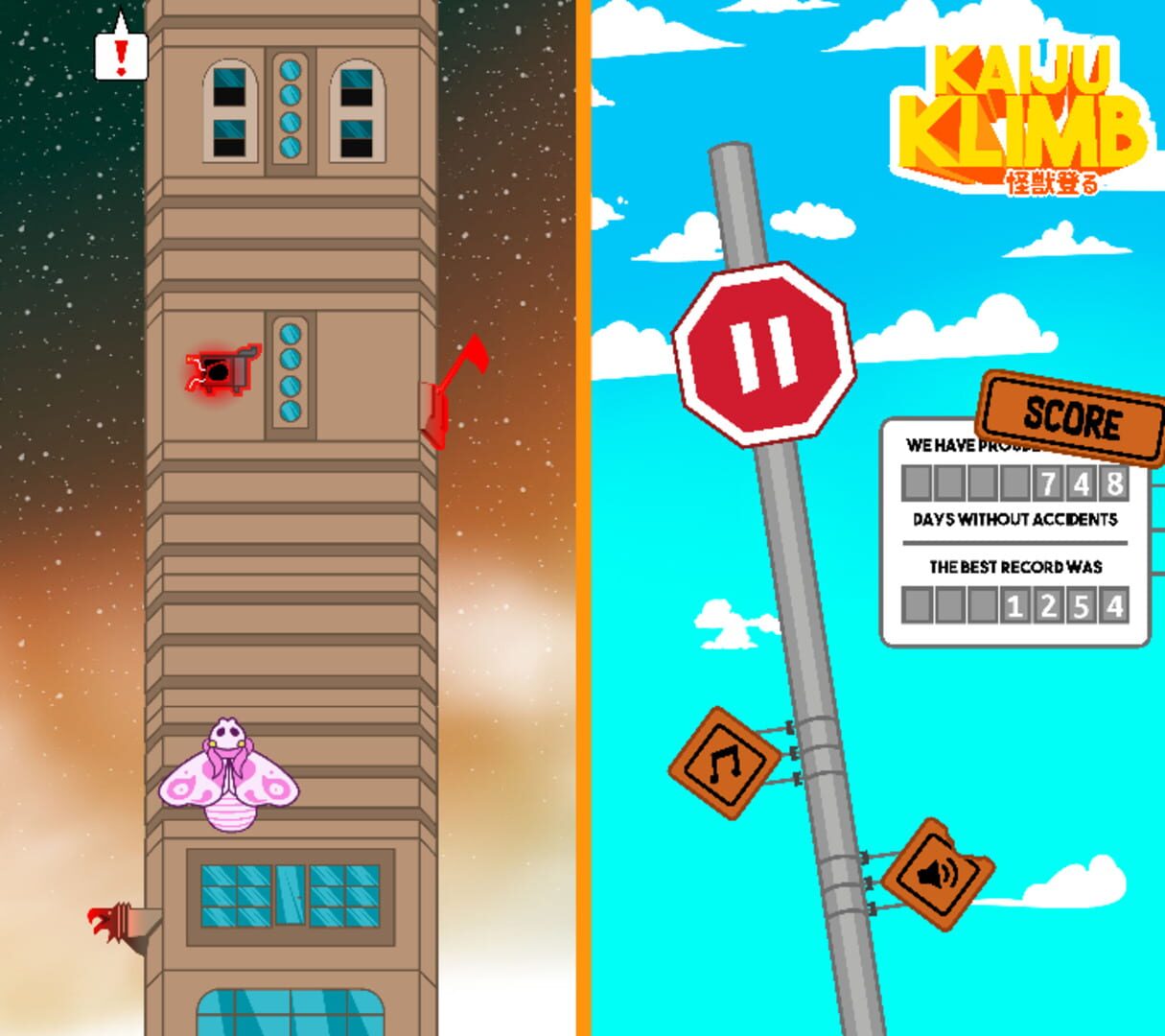 Foto do jogo Kaiju Klimb