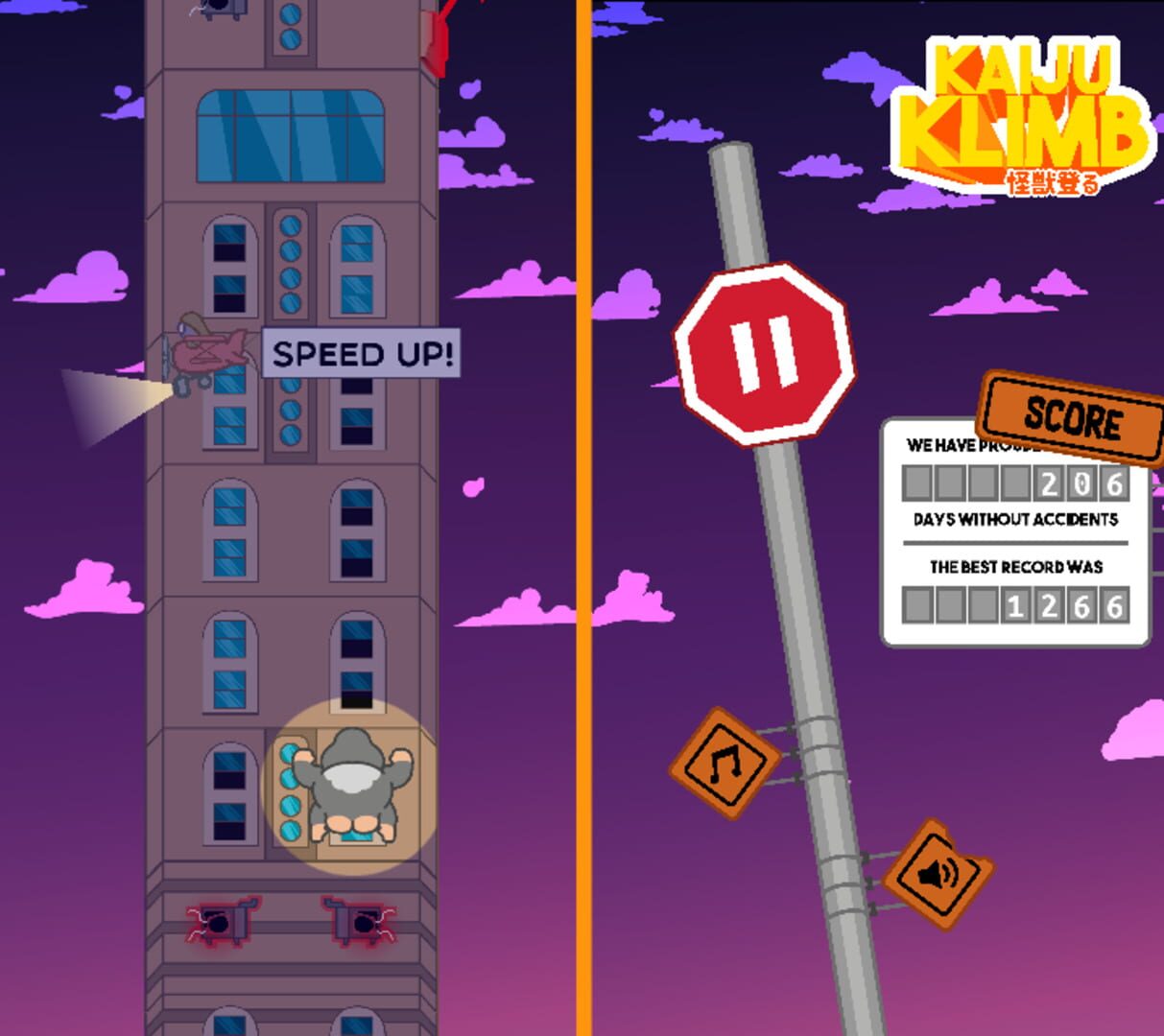 Foto do jogo Kaiju Klimb