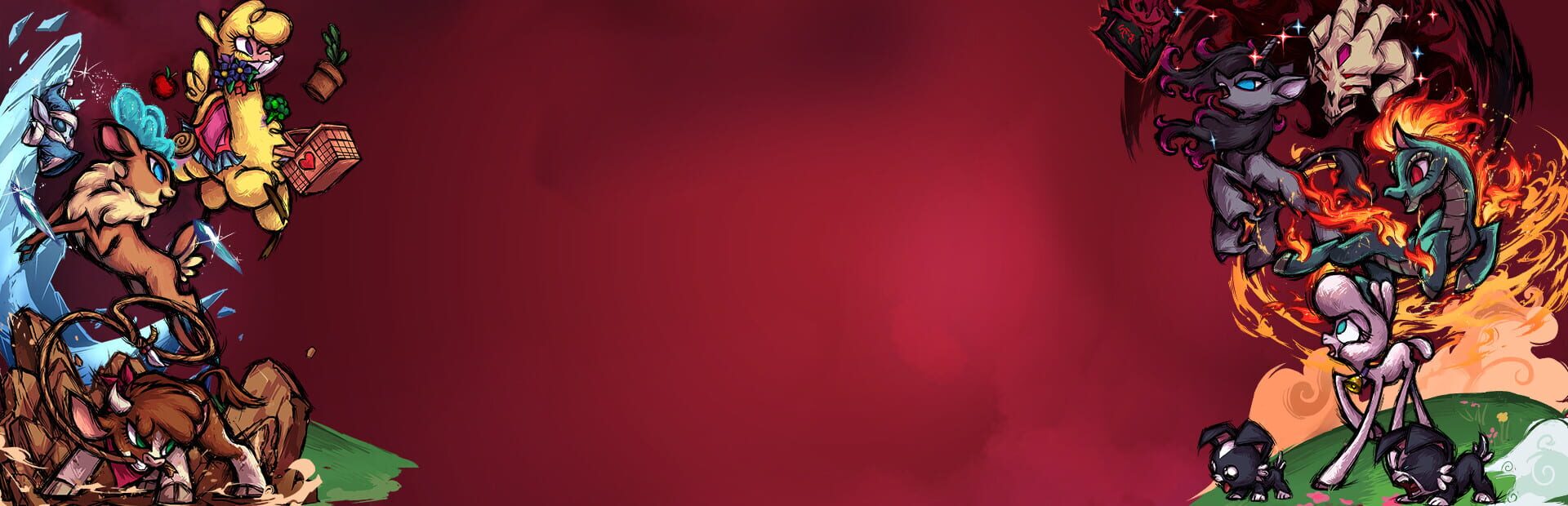 Foto do jogo Them's Fightin' Herds