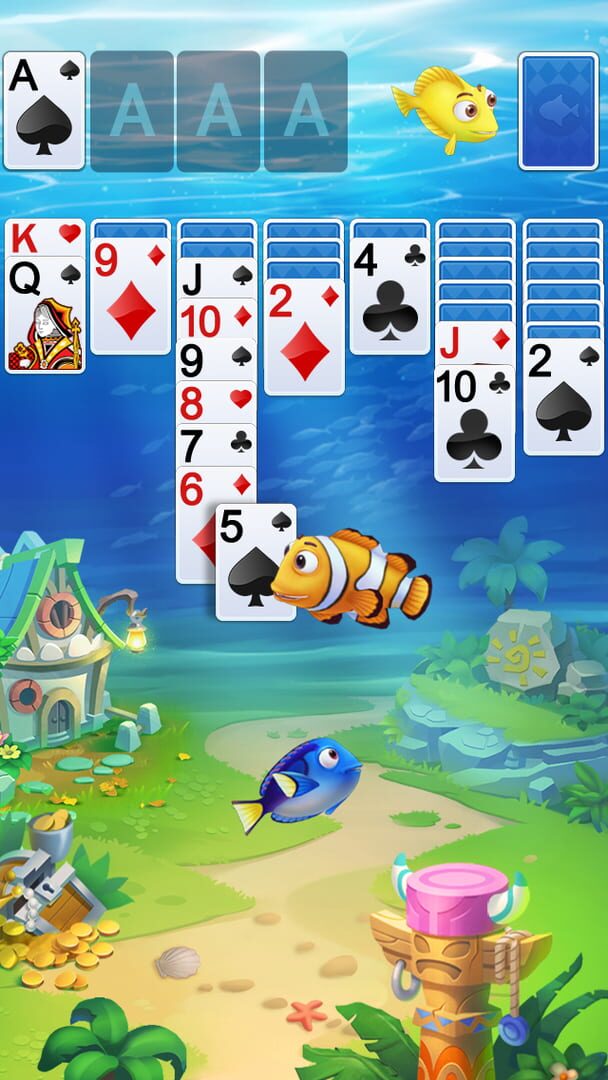 Foto do jogo Solitaire Klondike Fish