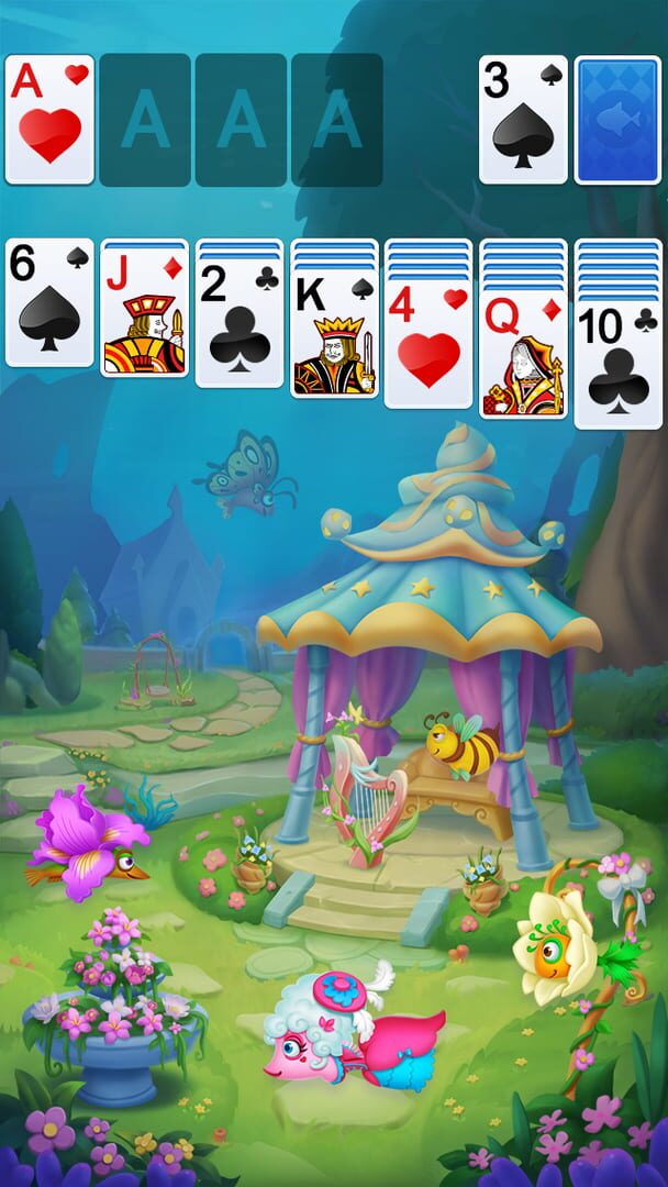 Foto do jogo Solitaire Klondike Fish