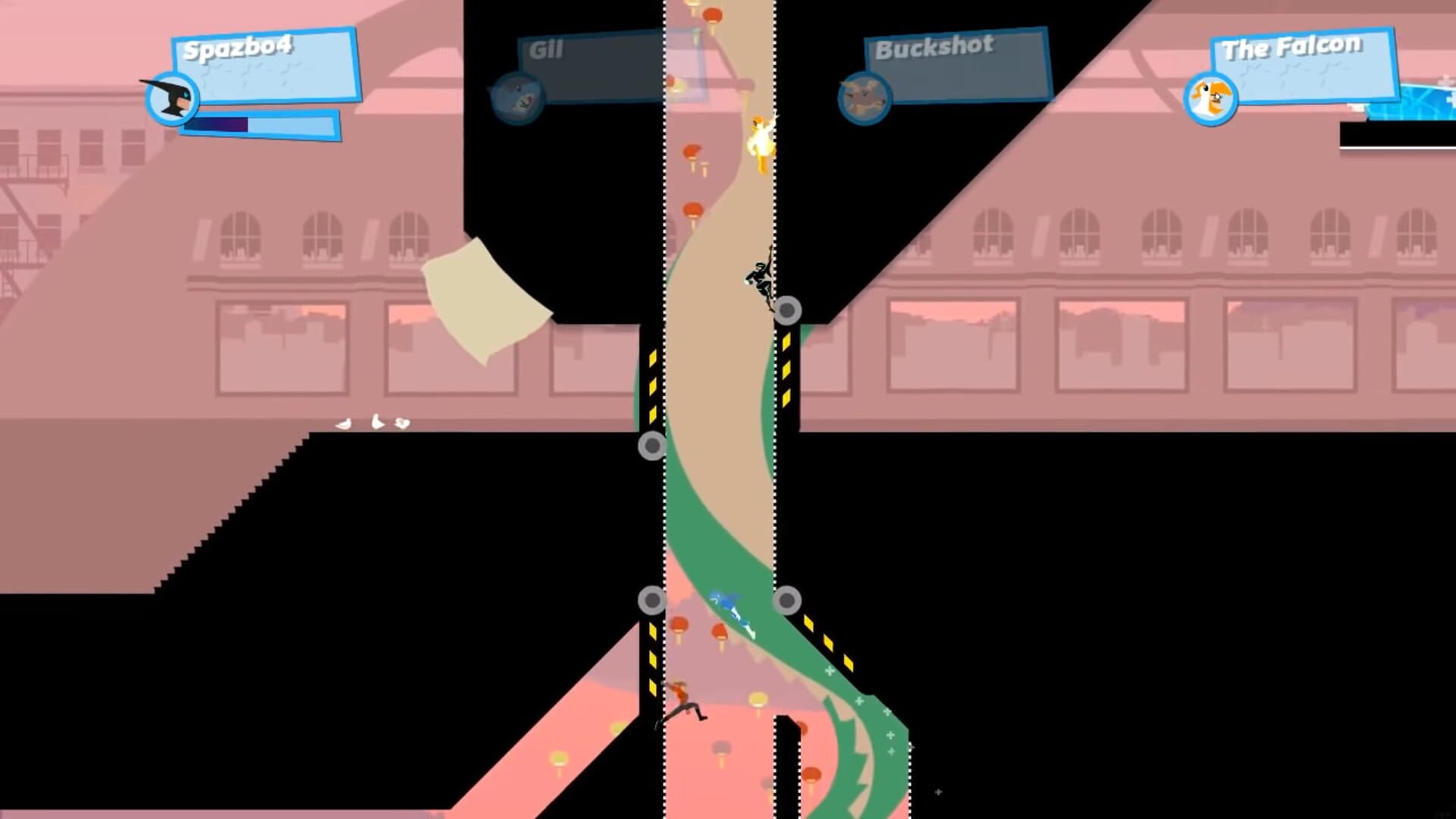 Foto do jogo SpeedRunners: Mr. Quick's Speedy Bunch