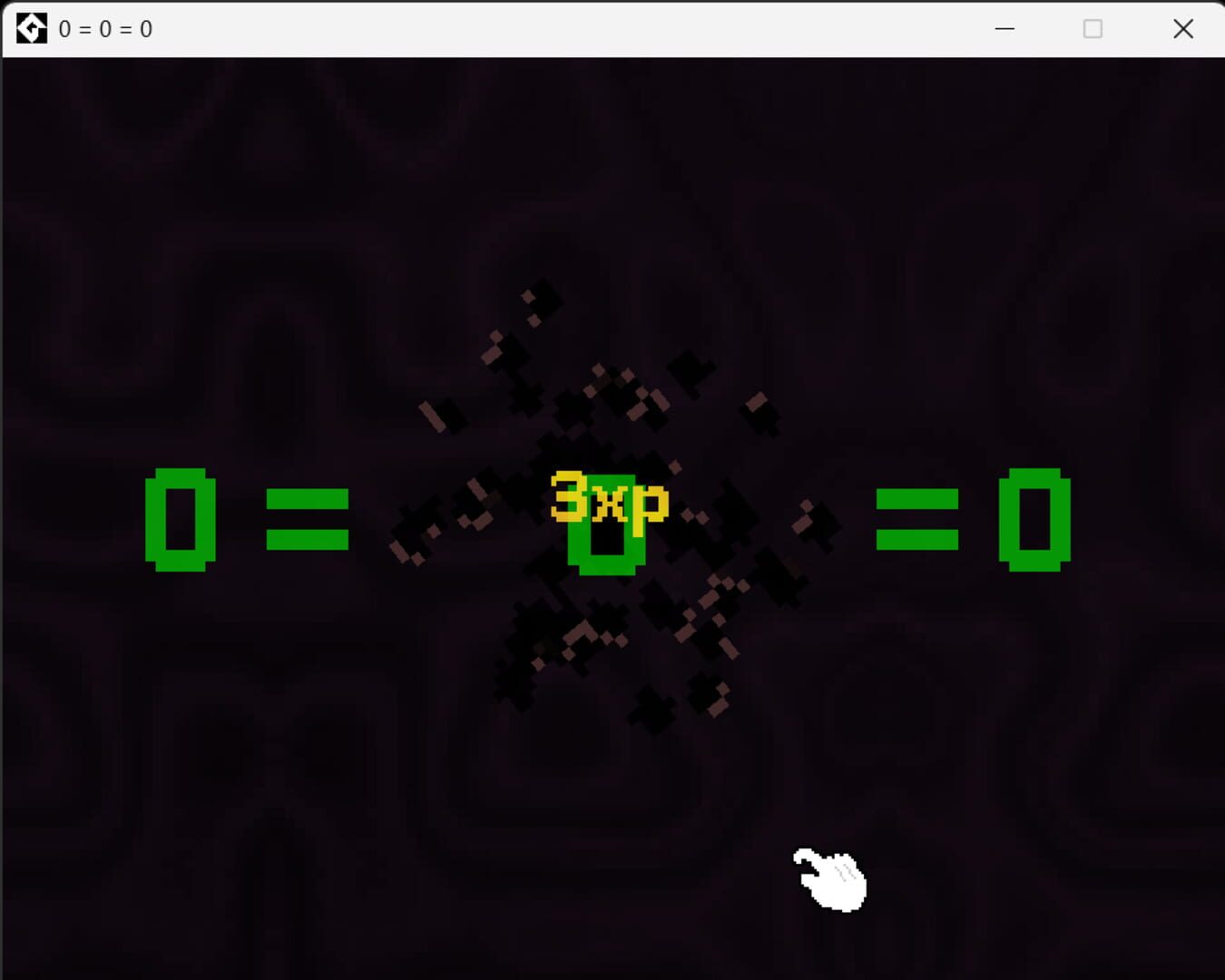 Foto do jogo 0 = 0 = 0
