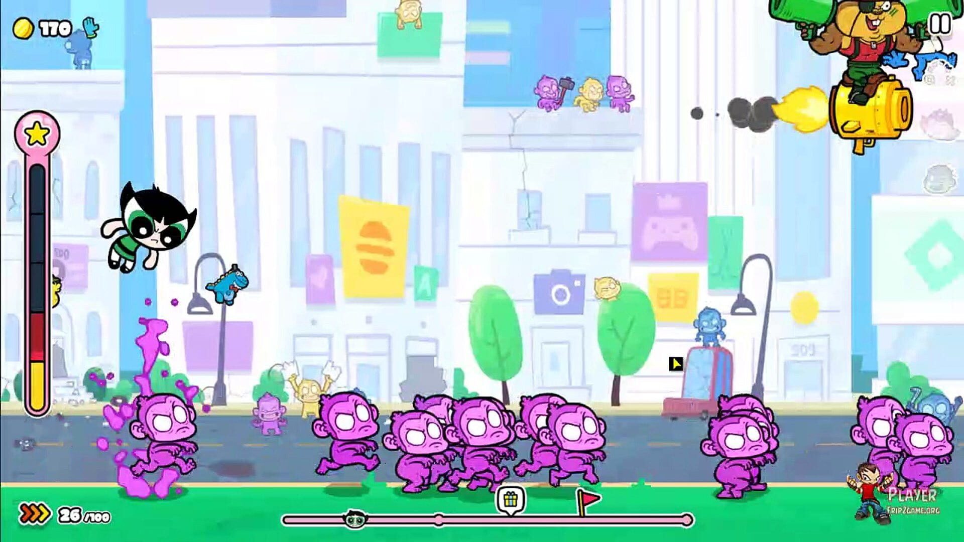 Foto do jogo The Powerpuff Girls: Monkey Mania