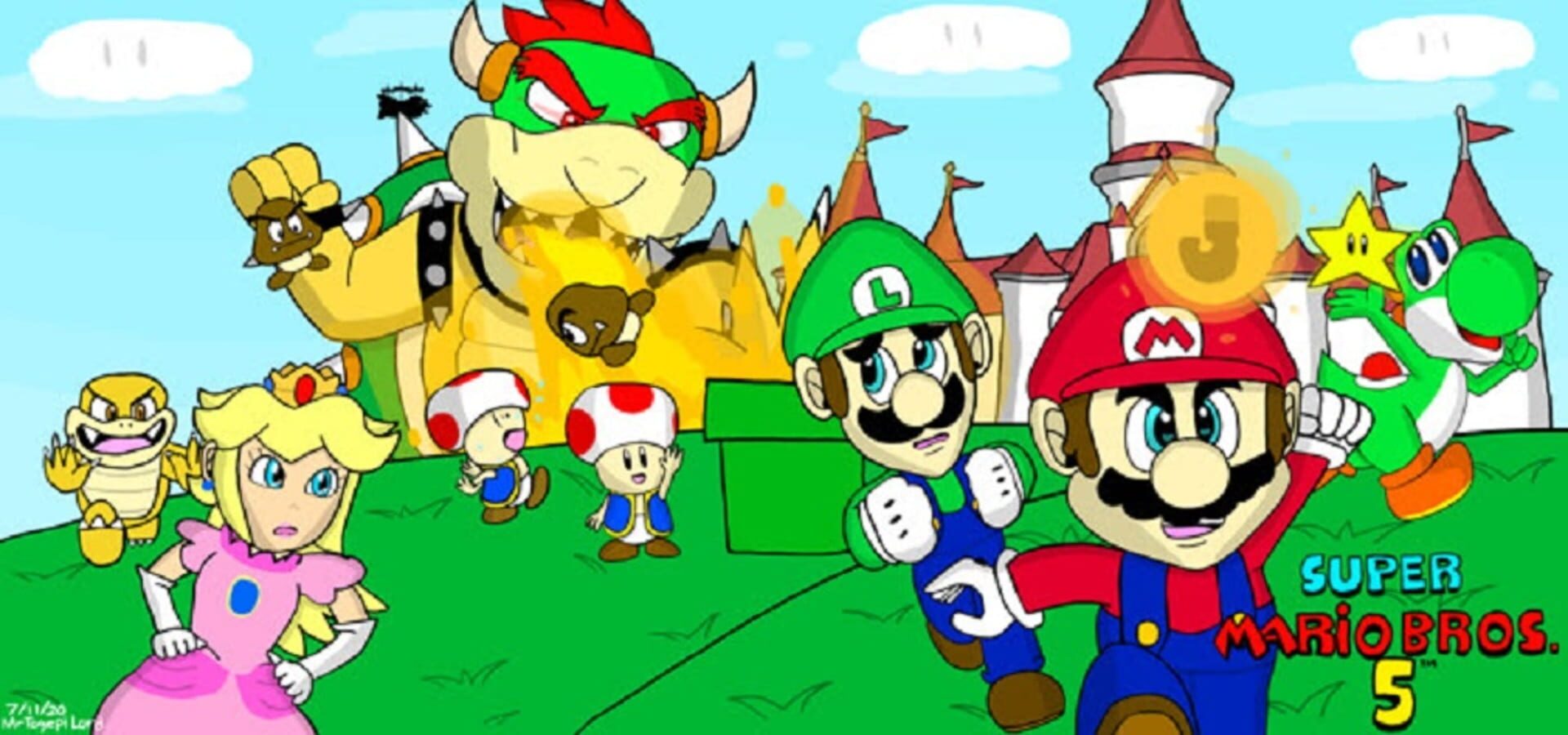 Foto do jogo Super Mario Bros. 5