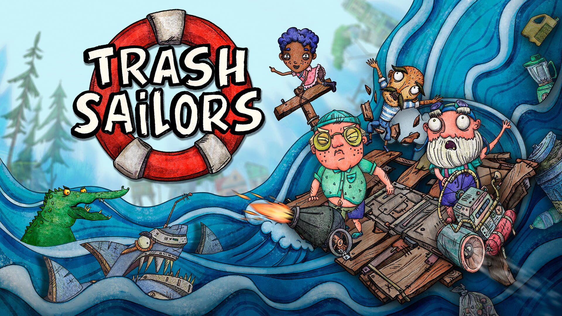 Foto do jogo Trash Sailors