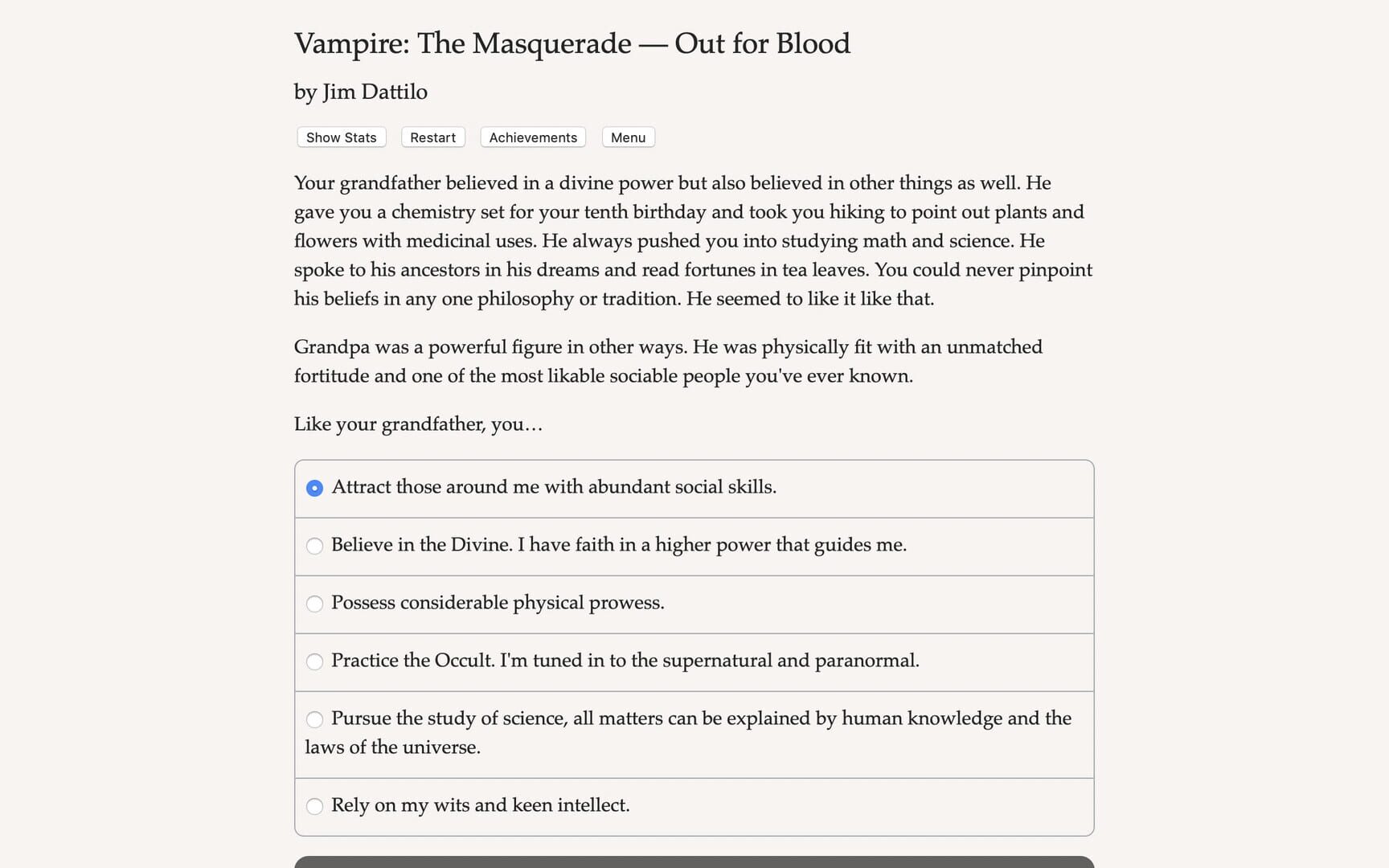 Foto do jogo Vampire: The Masquerade - Out for Blood