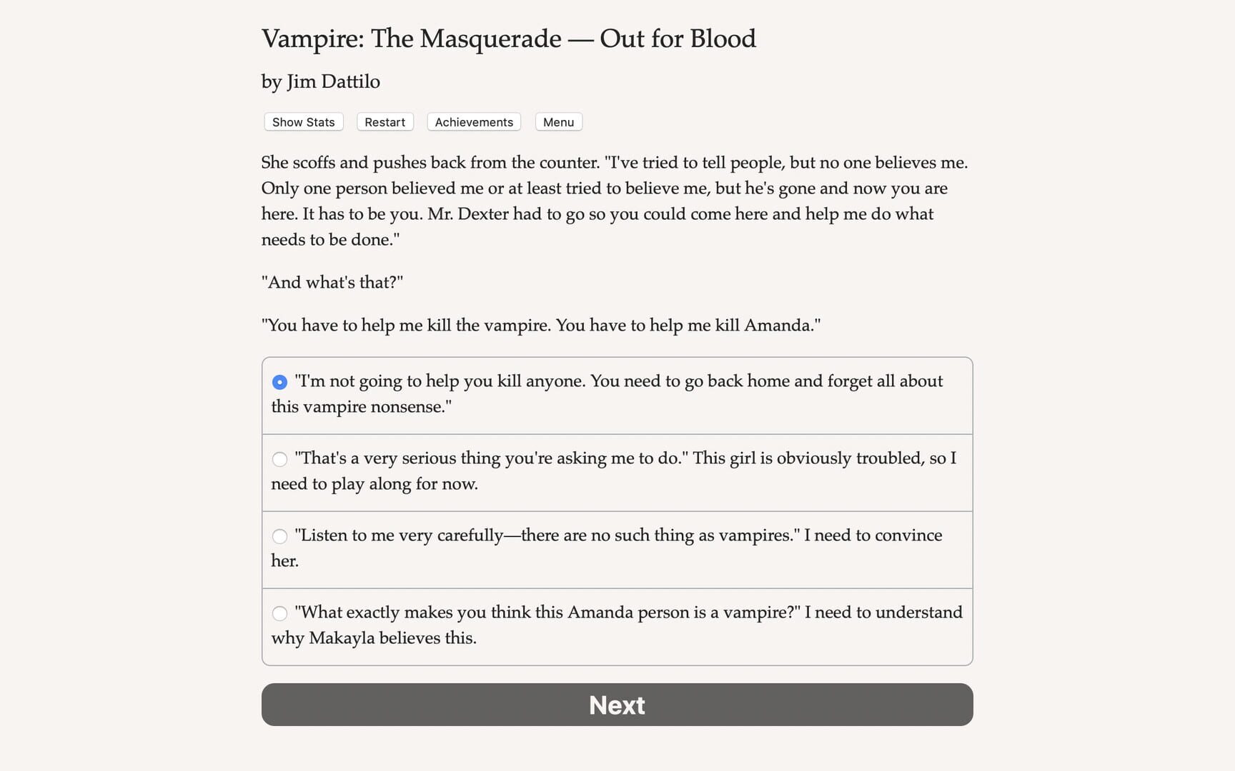 Foto do jogo Vampire: The Masquerade - Out for Blood