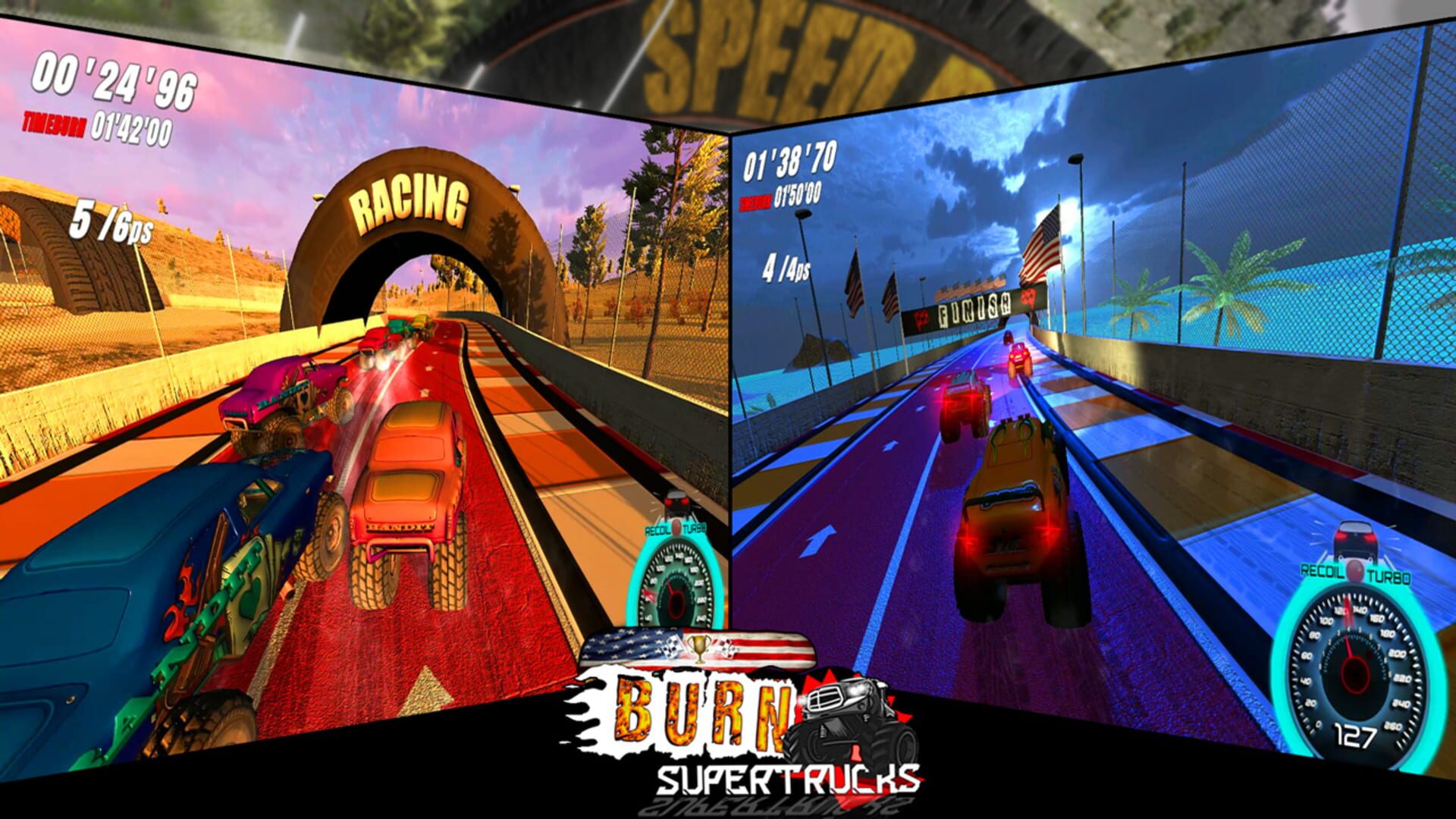 Foto do jogo Burn! SuperTrucks