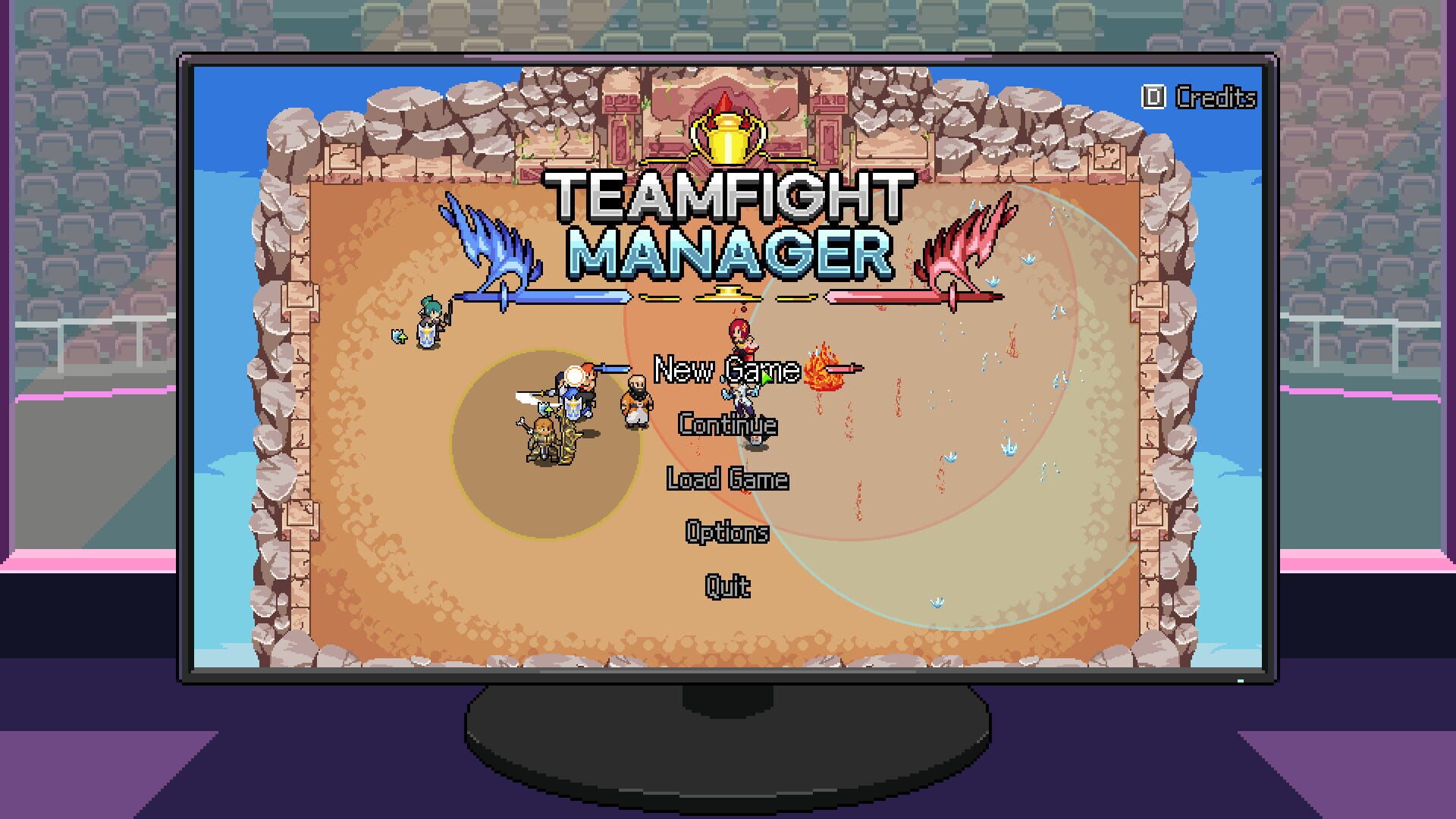 Foto do jogo Teamfight Manager