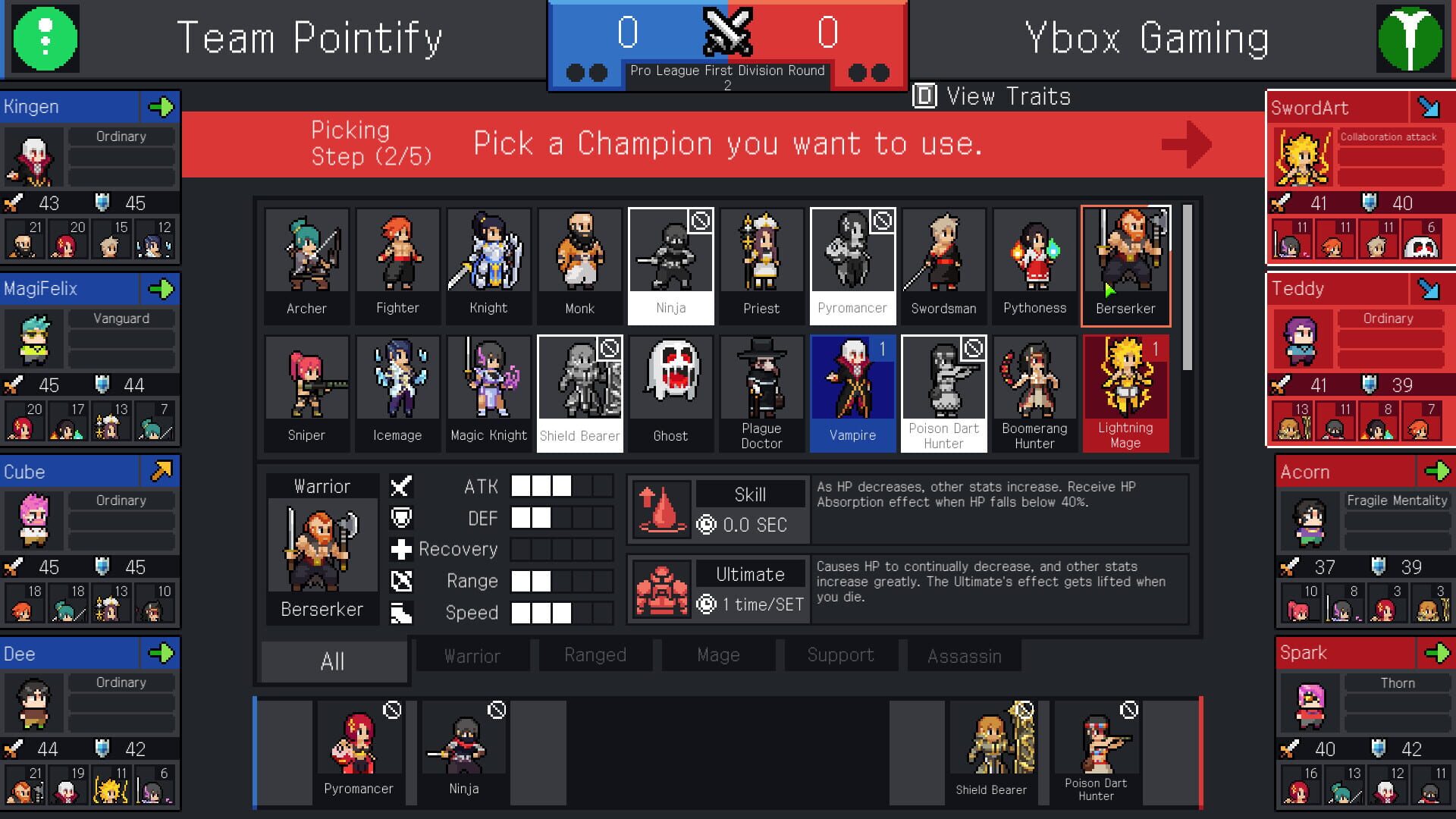 Foto do jogo Teamfight Manager