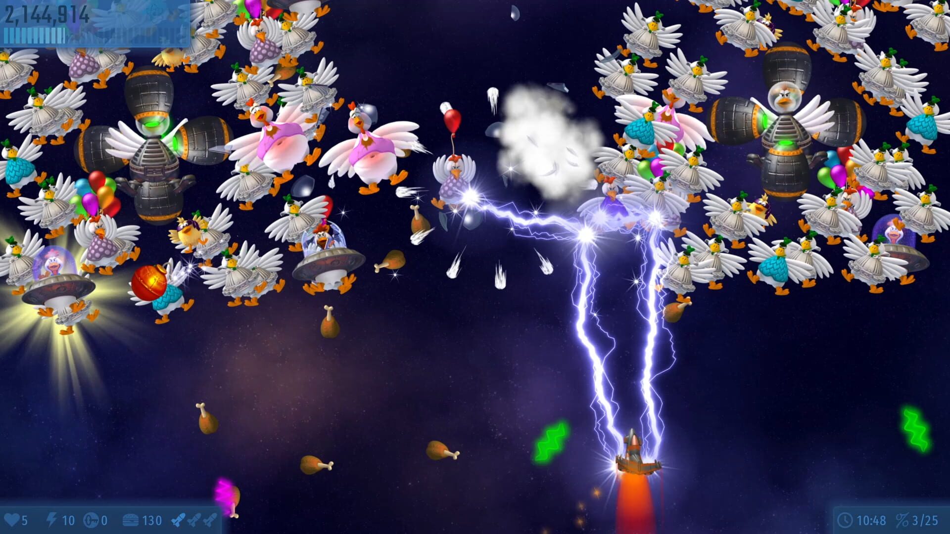 Foto do jogo Chicken Invaders Universe