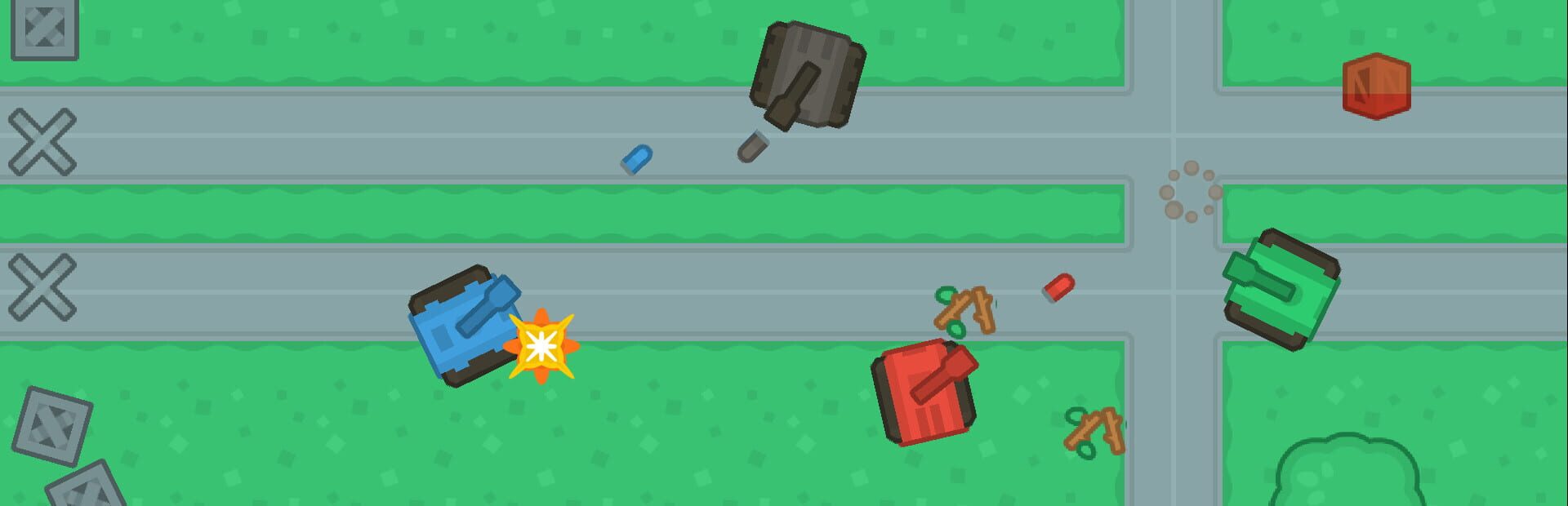 Foto do jogo Retro Tank Party