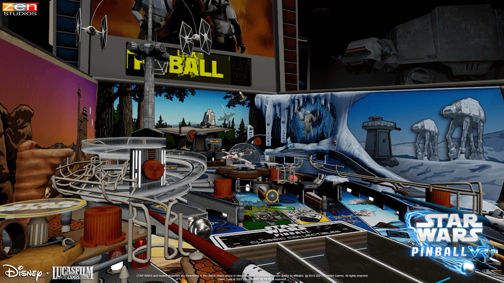 Foto do jogo Star Wars Pinball VR