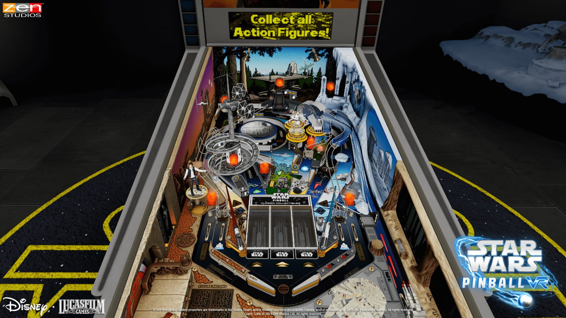 Foto do jogo Star Wars Pinball VR