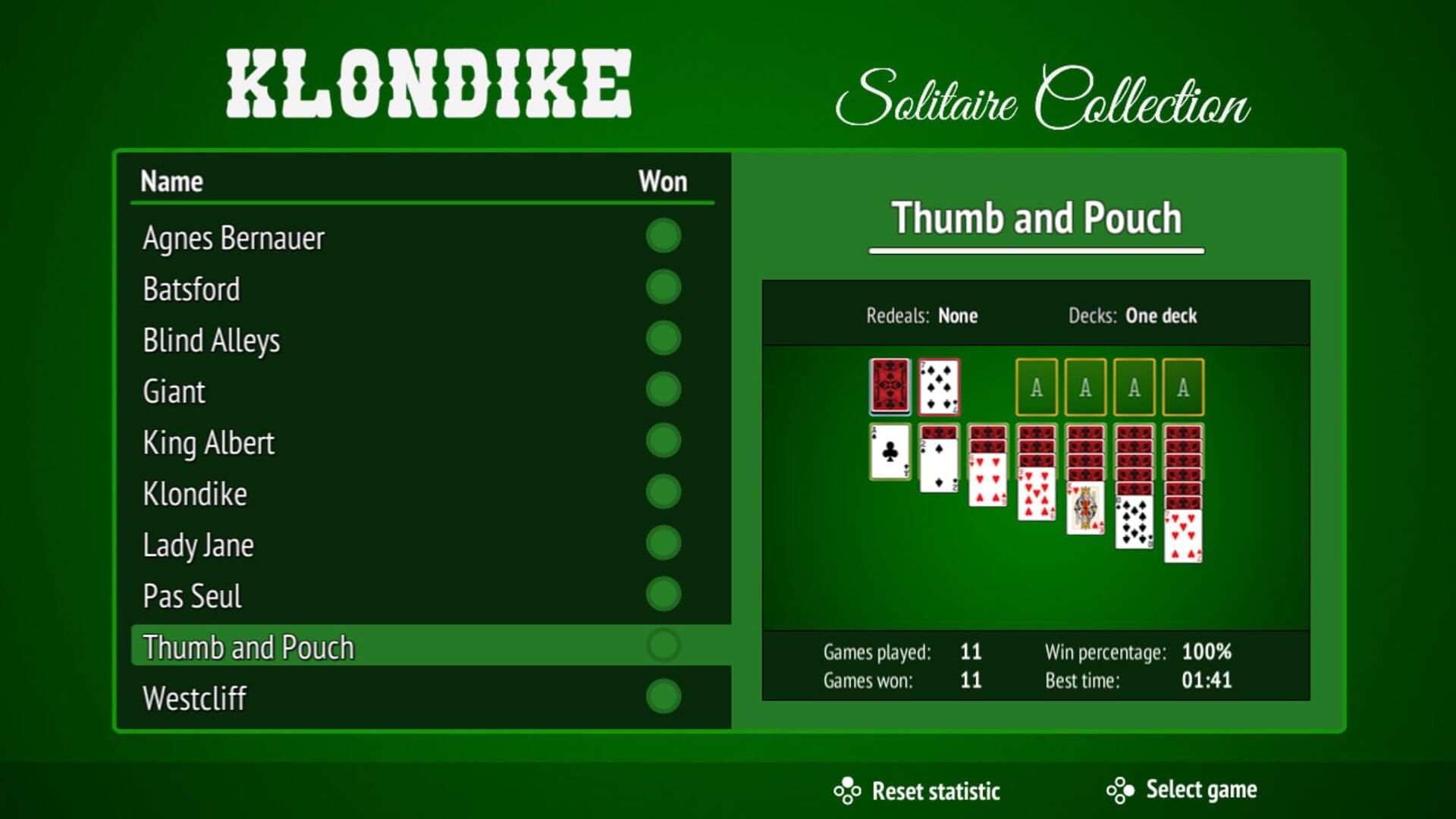Foto do jogo Klondike Solitaire Collection