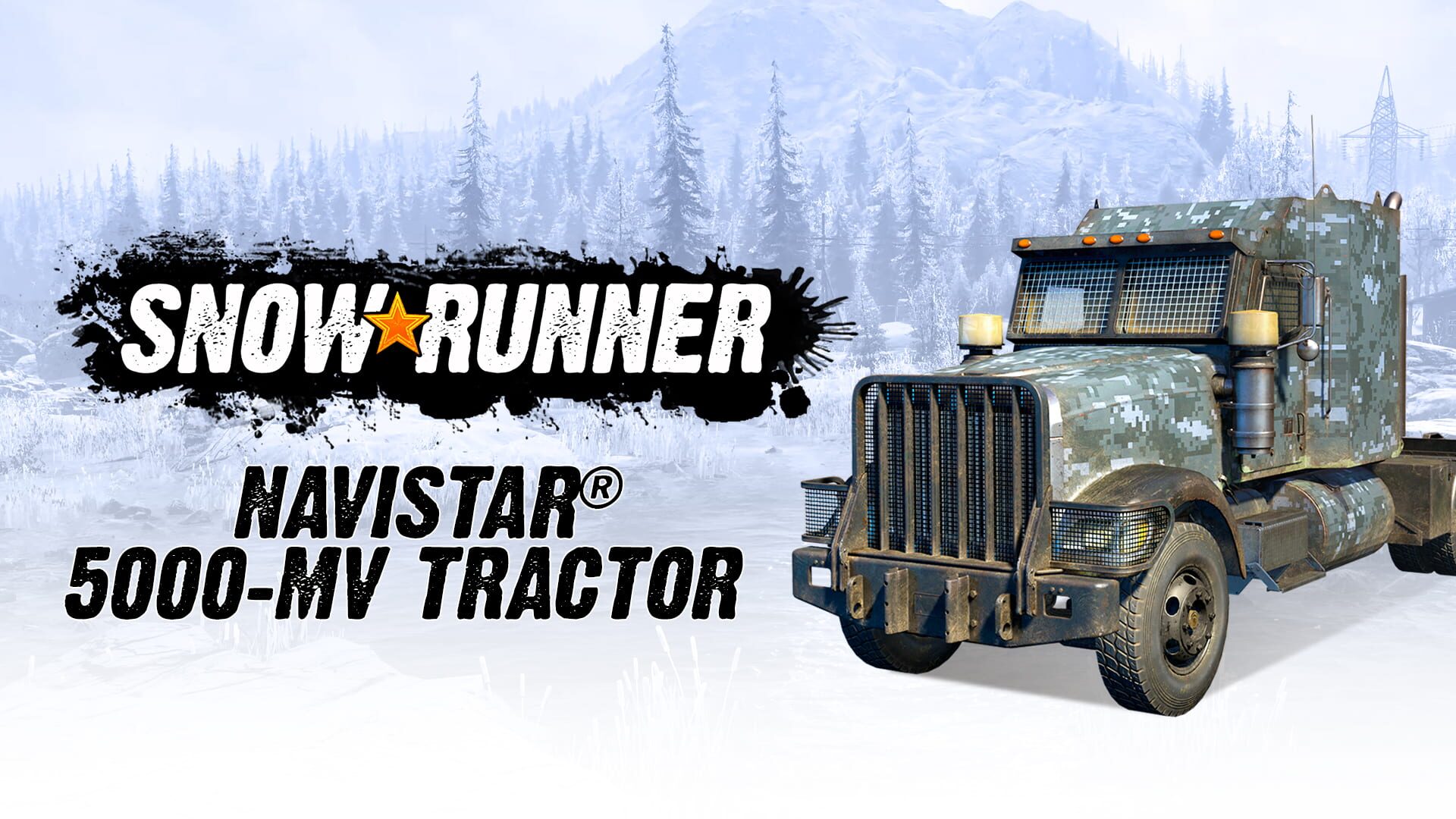 Foto do jogo SnowRunner: Navistar 5000-MV Tractor
