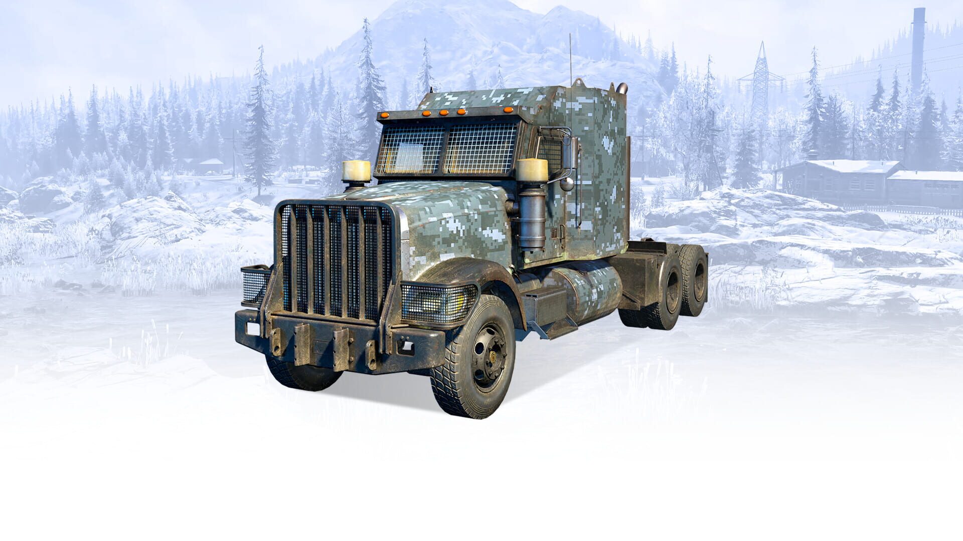 Foto do jogo SnowRunner: Navistar 5000-MV Tractor
