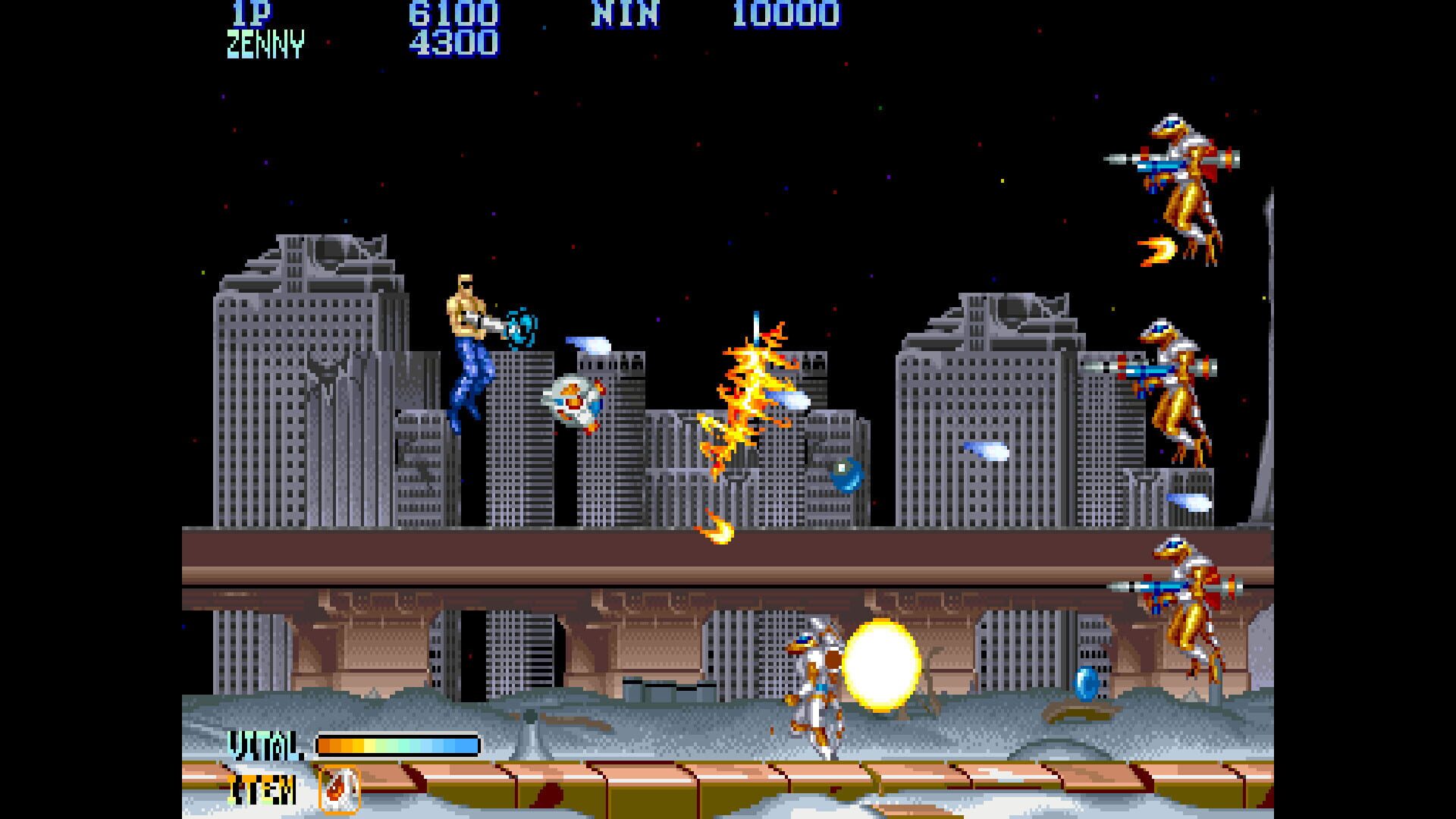 Foto do jogo Capcom Arcade Stadium: Forgotten Worlds