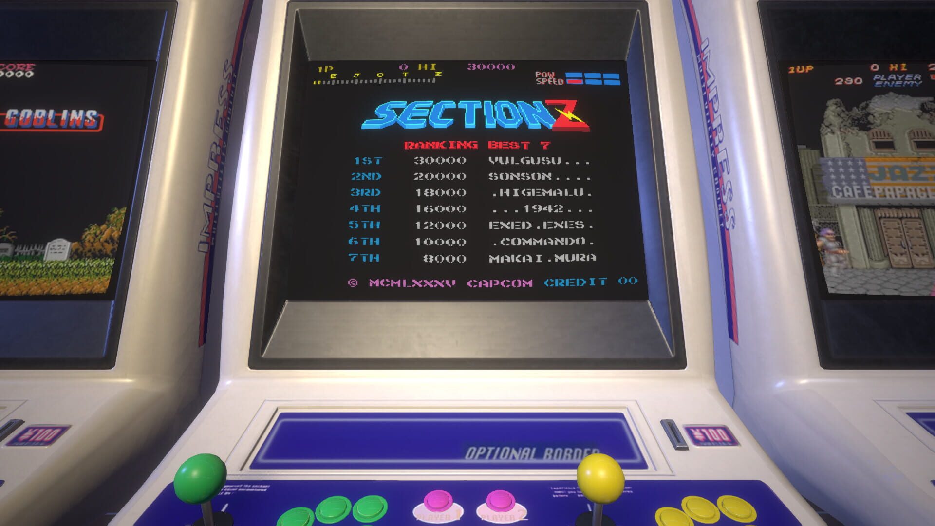 Foto do jogo Capcom Arcade Stadium: Section Z