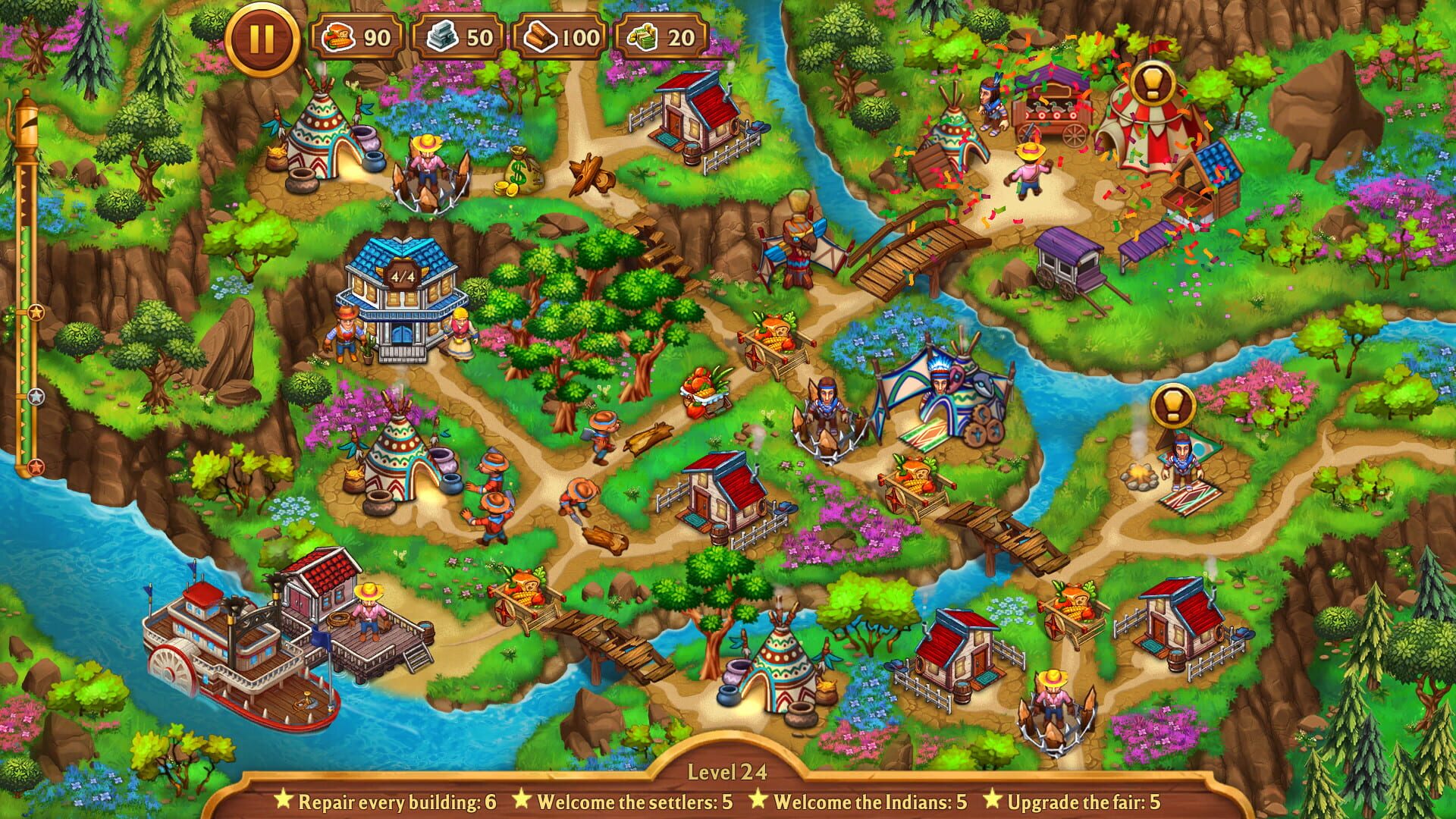 Foto do jogo Golden Rails: Small Town Story