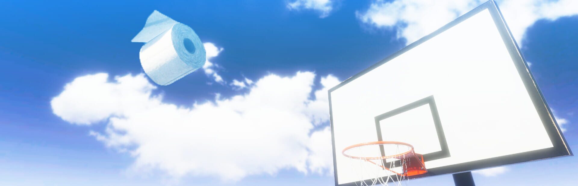 Foto do jogo Toilet paper wants to be a basketball