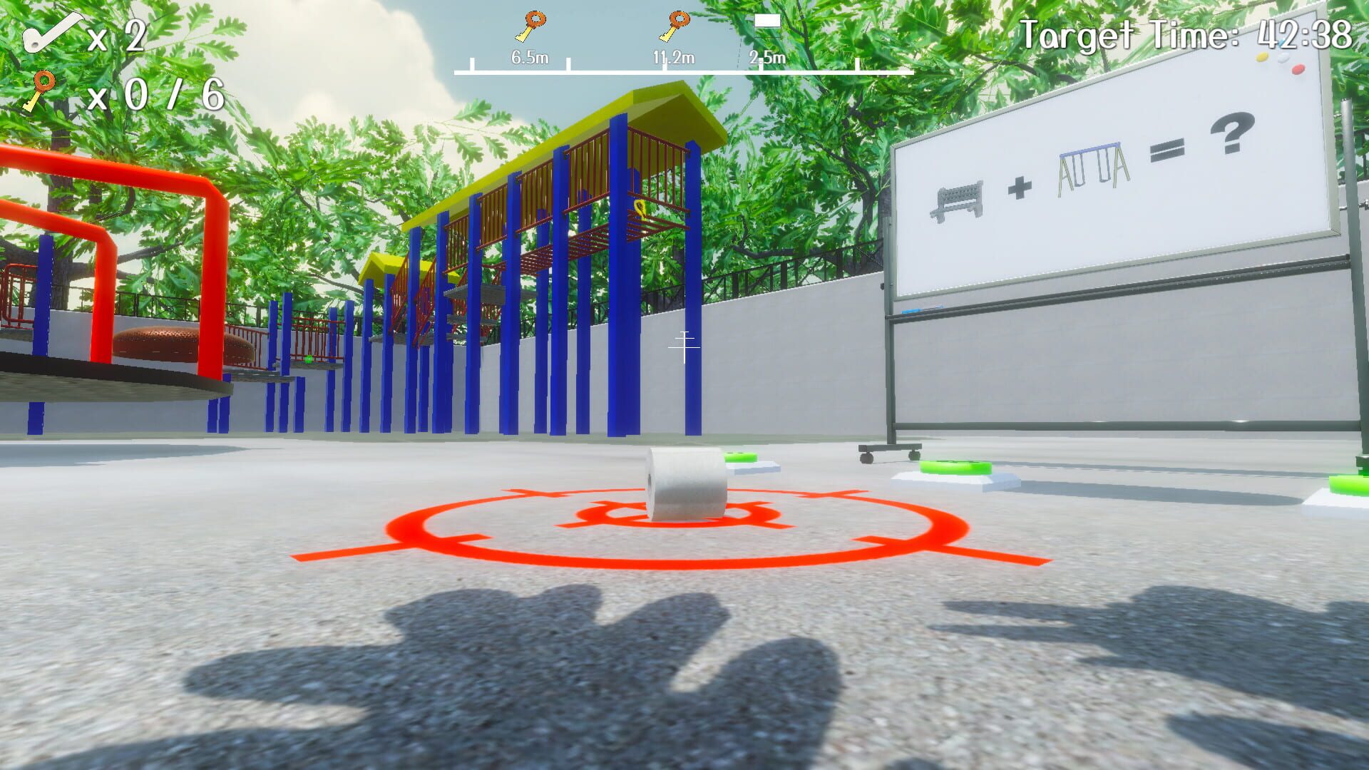 Foto do jogo Toilet paper wants to be a basketball