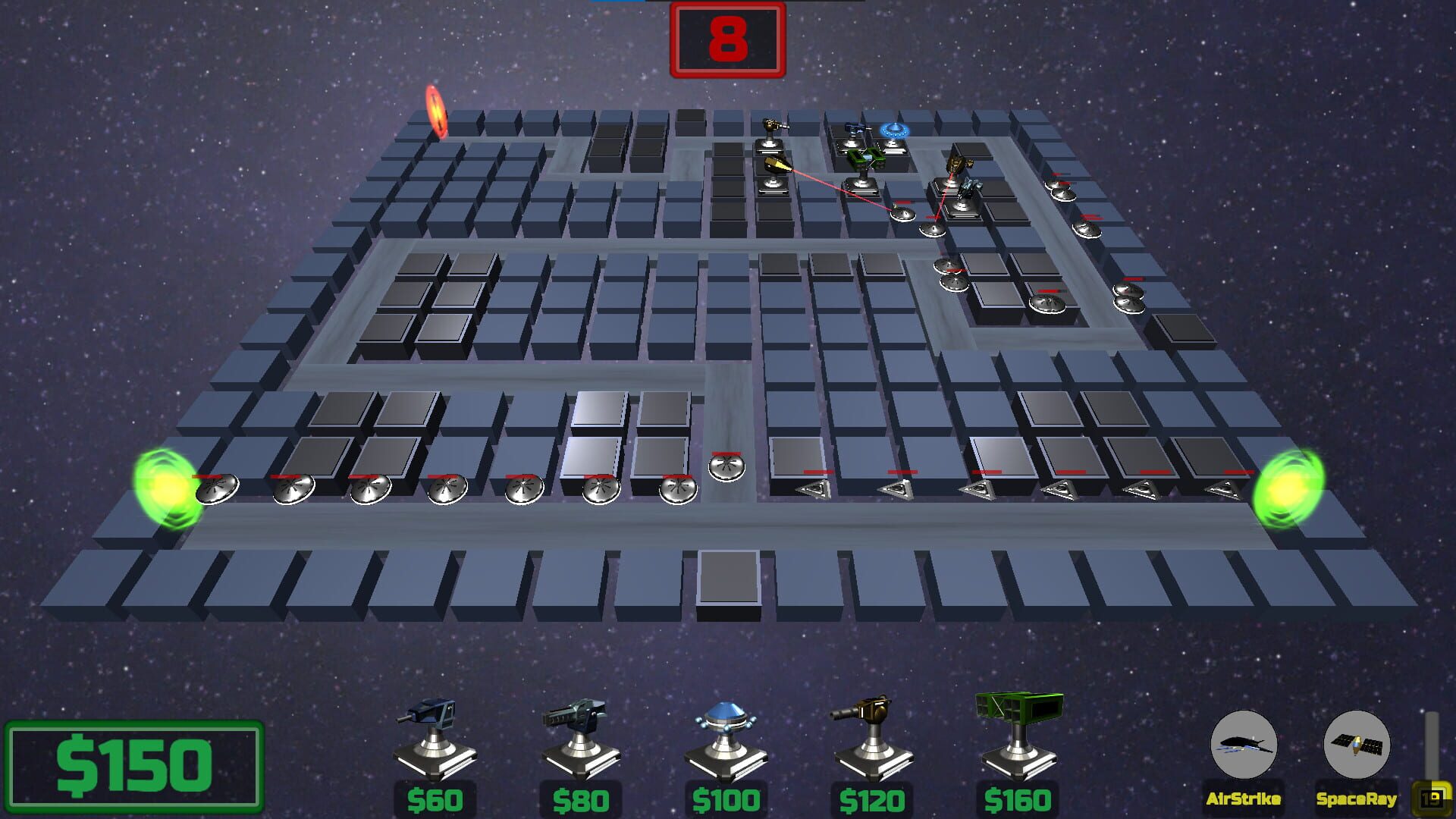 Foto do jogo U.F.O. K.O. Tower Defense