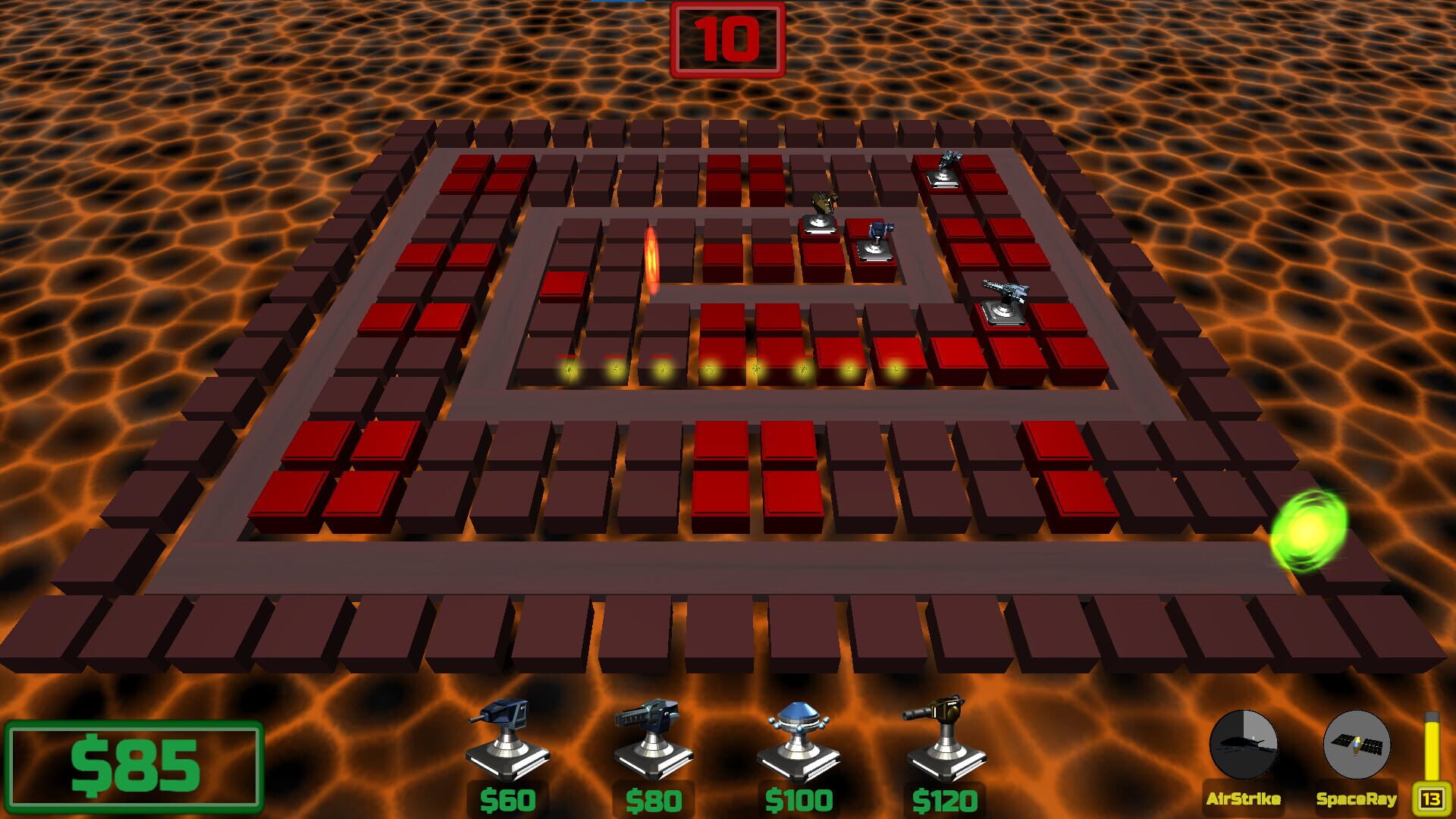 Foto do jogo U.F.O. K.O. Tower Defense