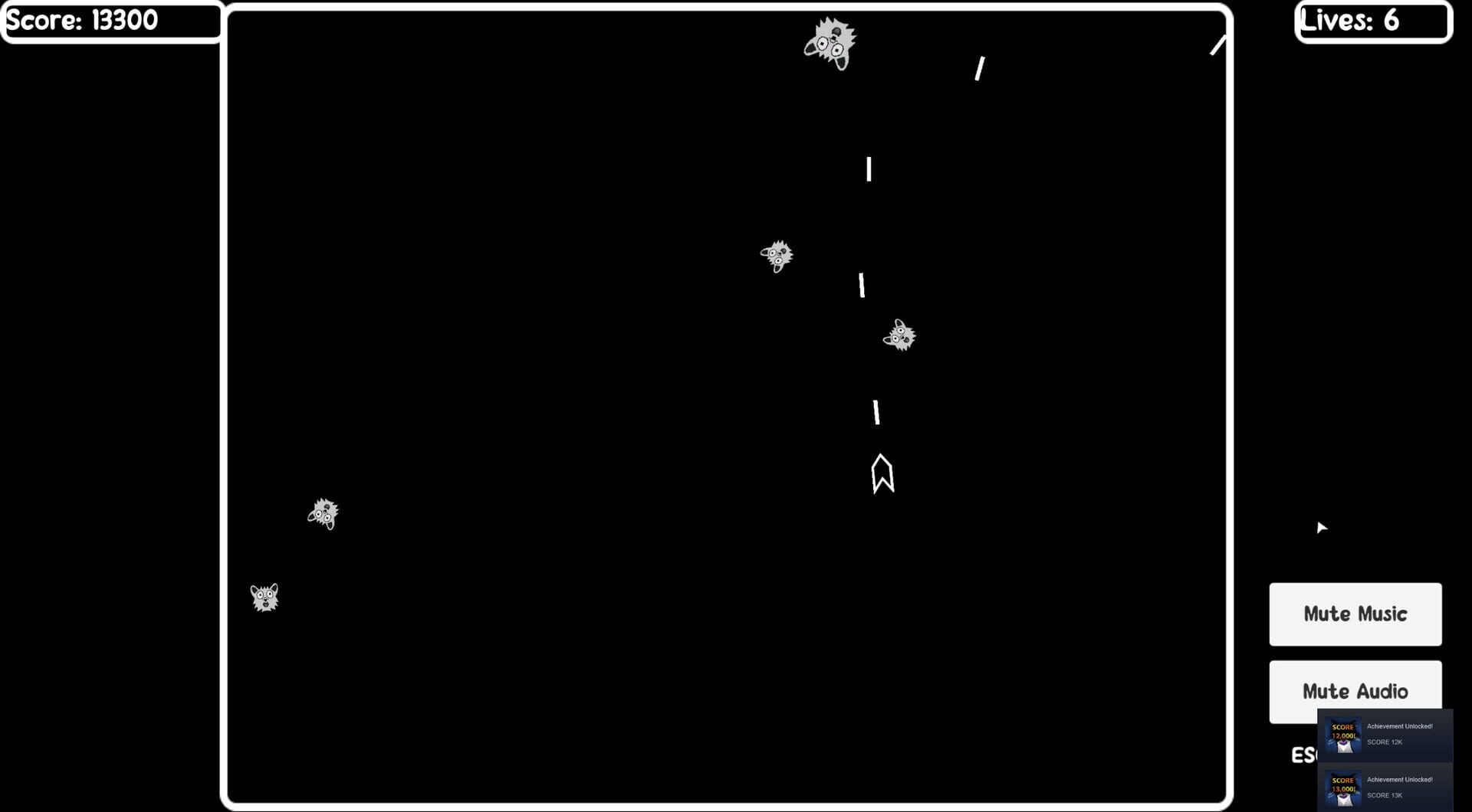 Foto do jogo Endless Furry Asteroids