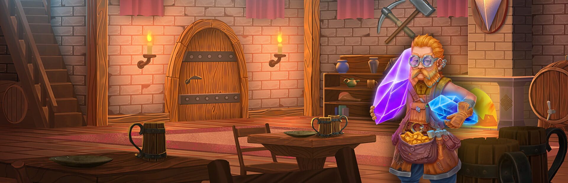 Foto do jogo Dwarves Craft. Mountain Brothers