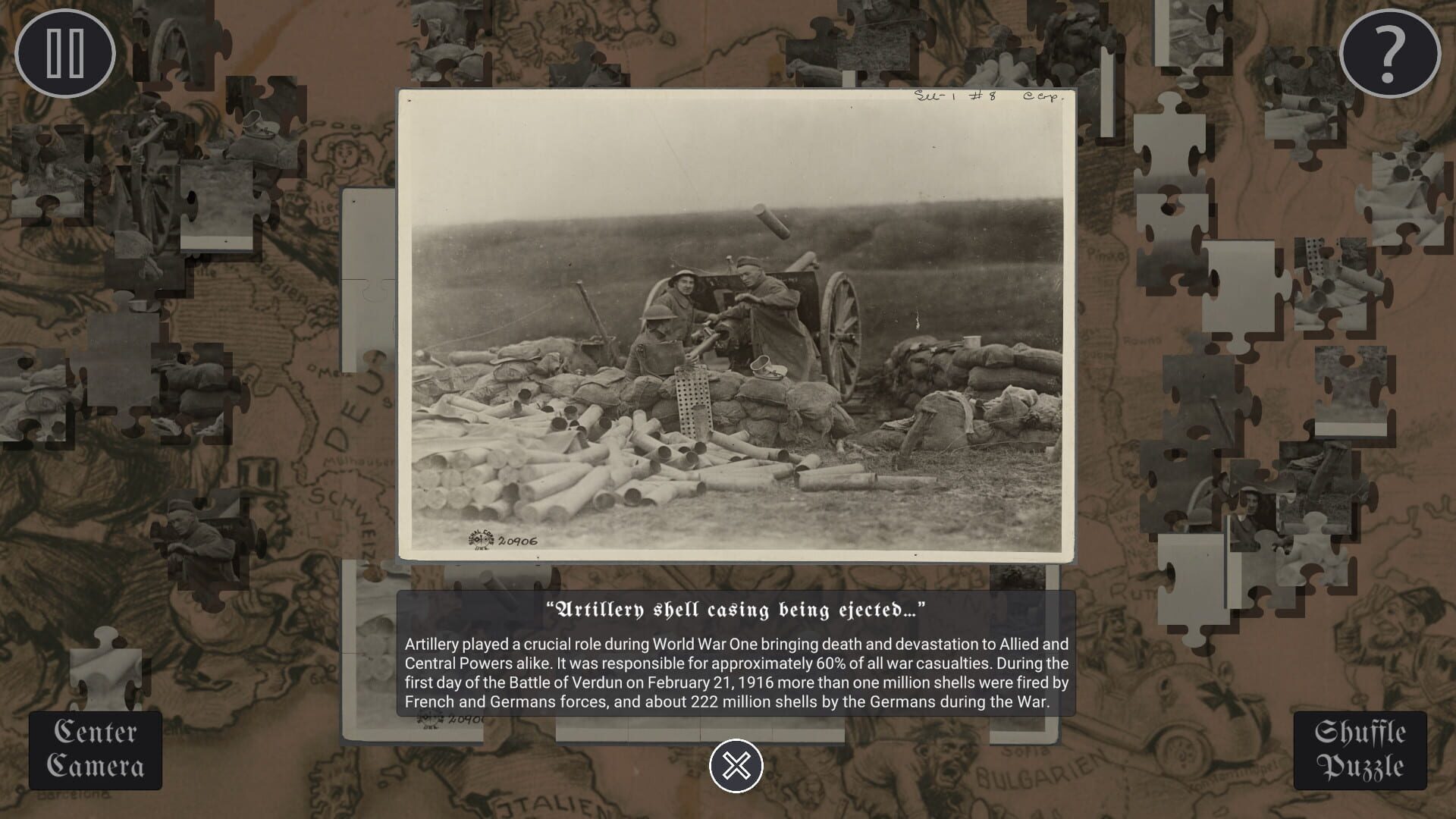 Foto do jogo Historical Jigsaw Puzzle: World War I