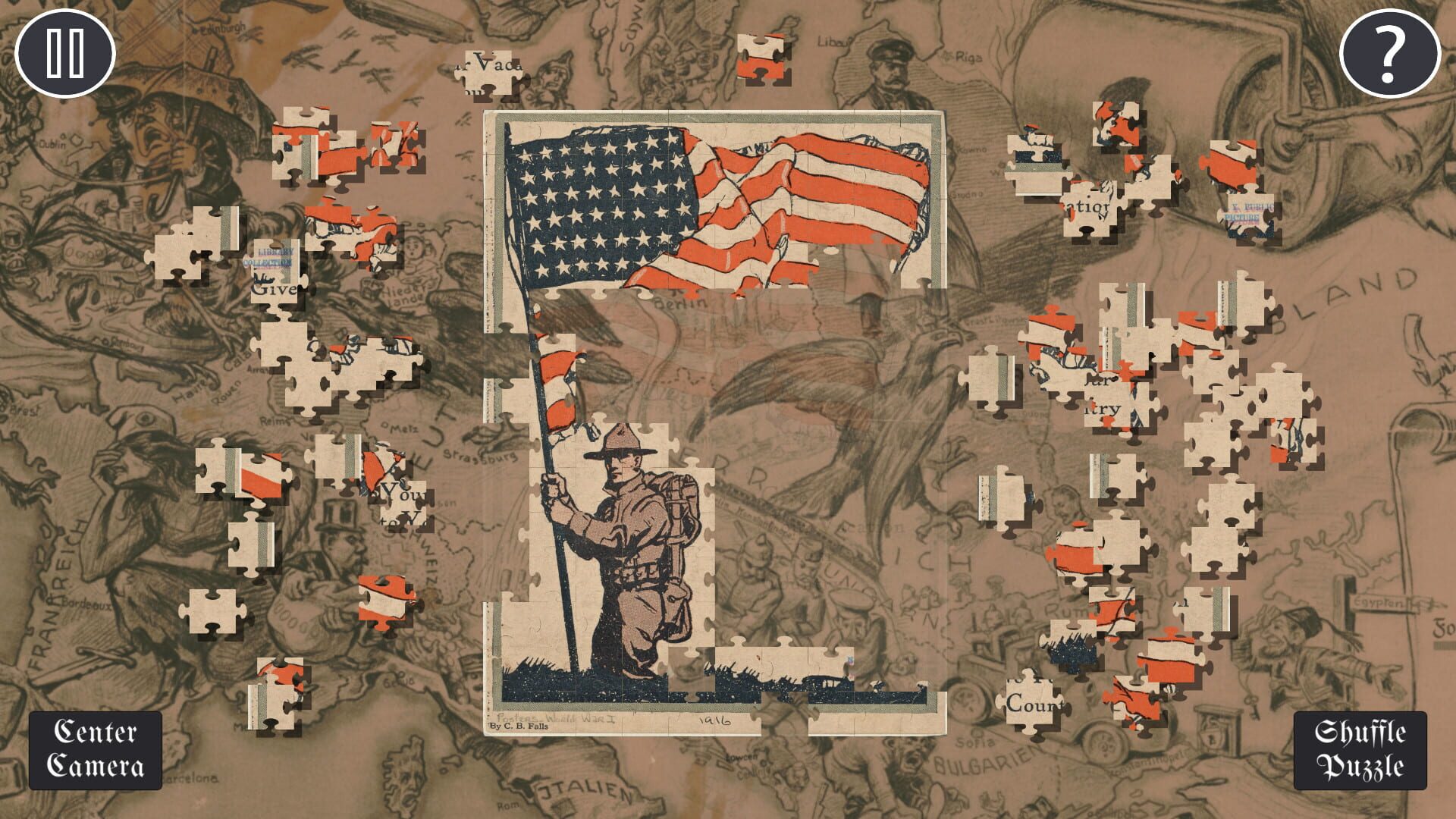 Foto do jogo Historical Jigsaw Puzzle: World War I