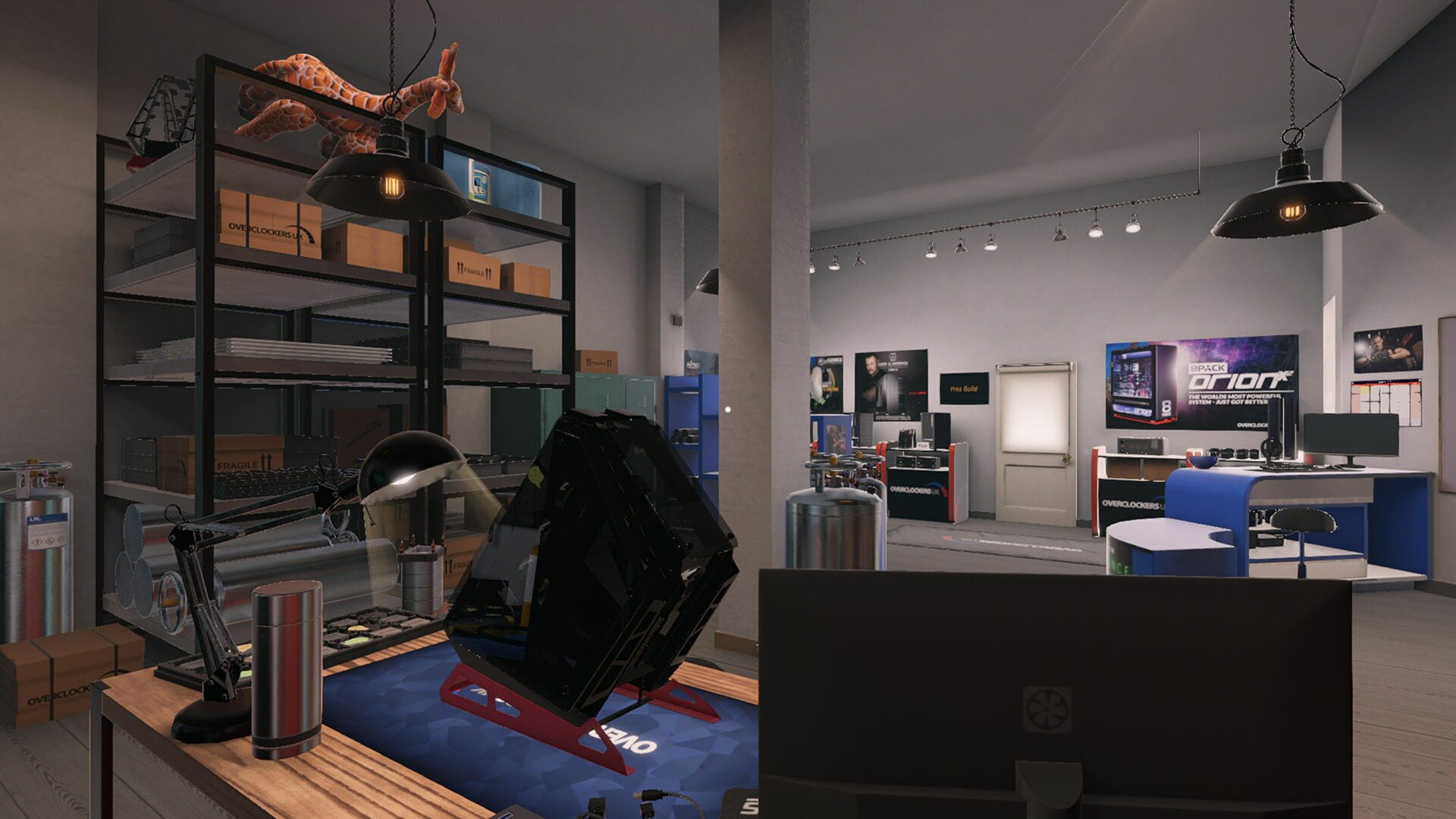 Foto do jogo PC Building Simulator: Overclockers UK Workshop