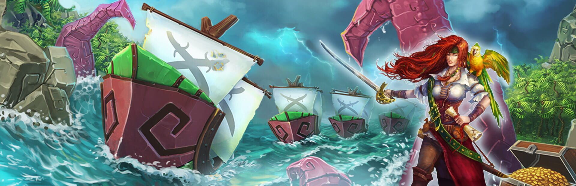 Foto do jogo Fill & Cross: Pirate Riddles
