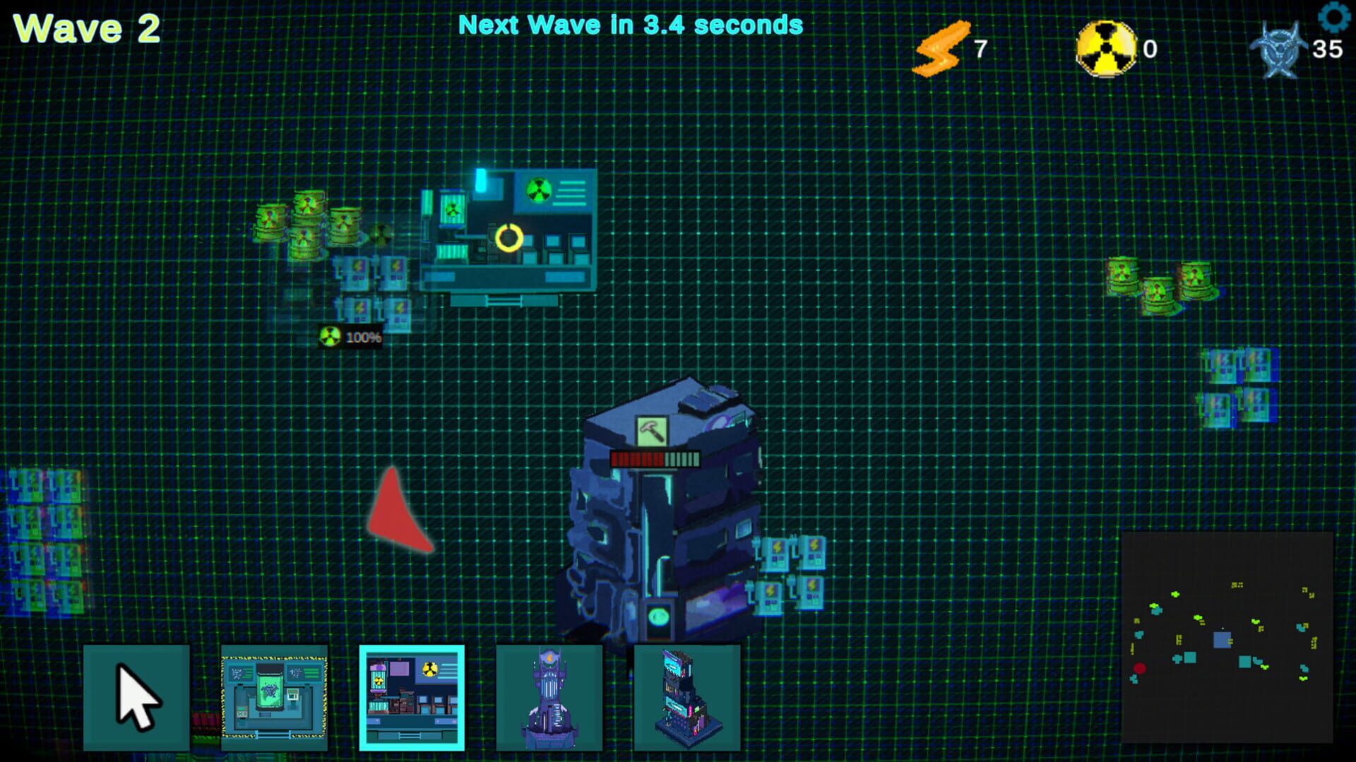 Foto do jogo CyberGrid: Tower defense