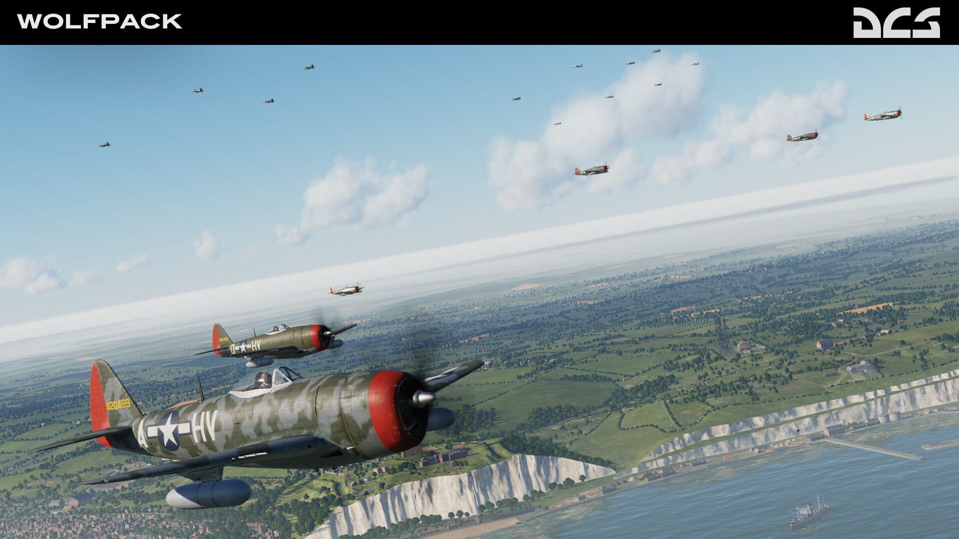 Foto do jogo DCS World: P-47D Thunderbolt Wolfpack Campaign