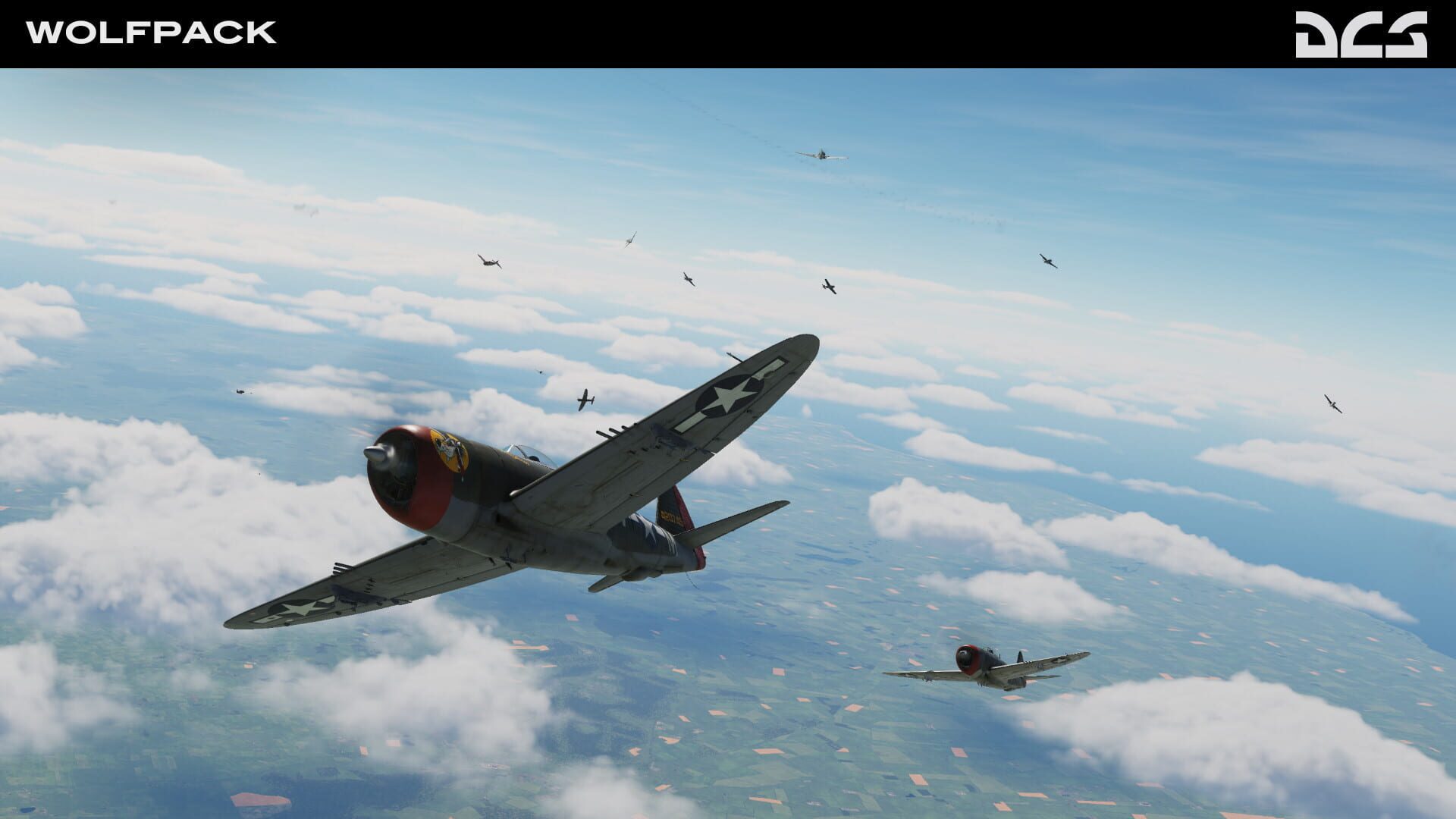 Foto do jogo DCS World: P-47D Thunderbolt Wolfpack Campaign