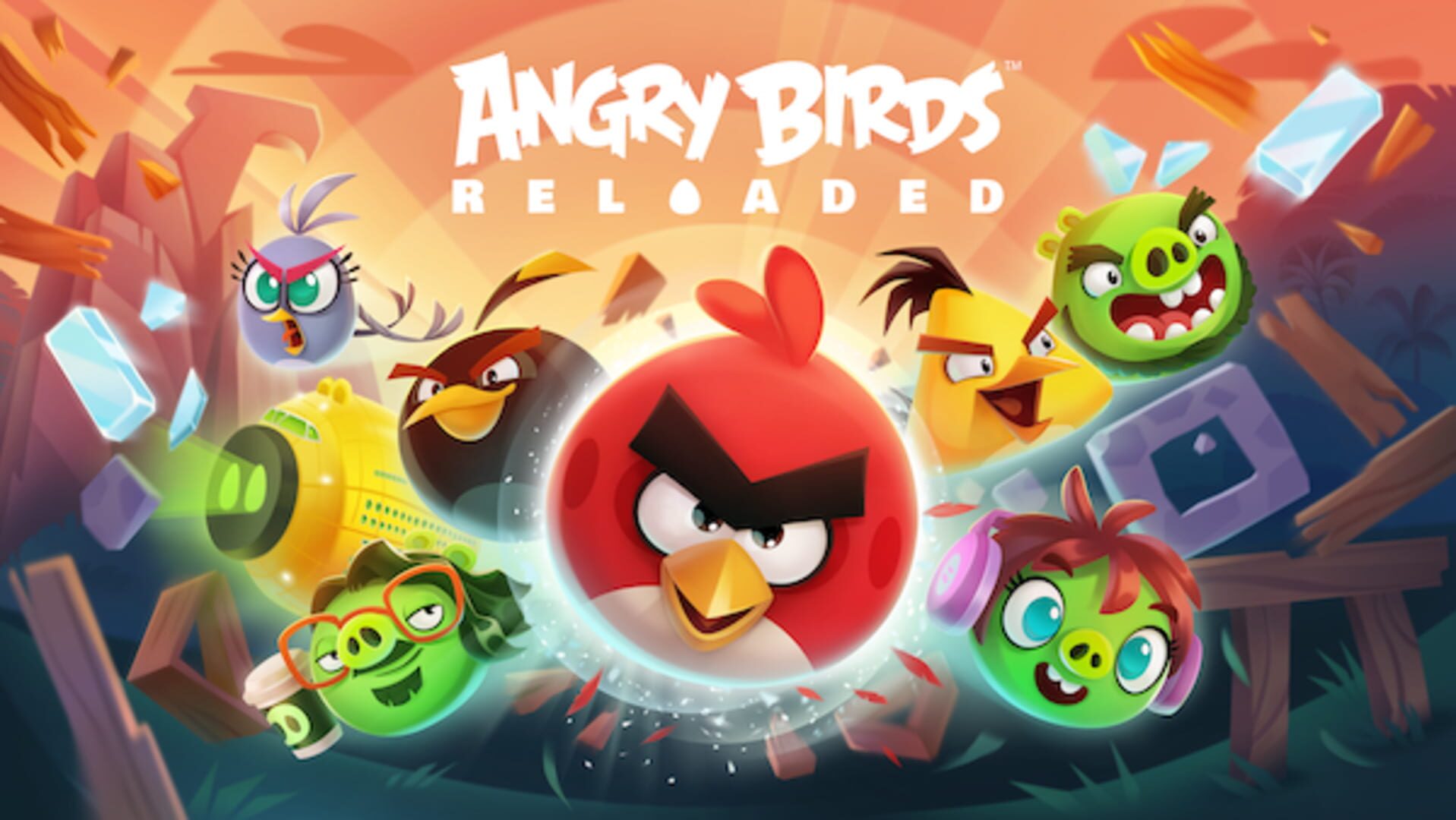 Foto do jogo Angry Birds Reloaded