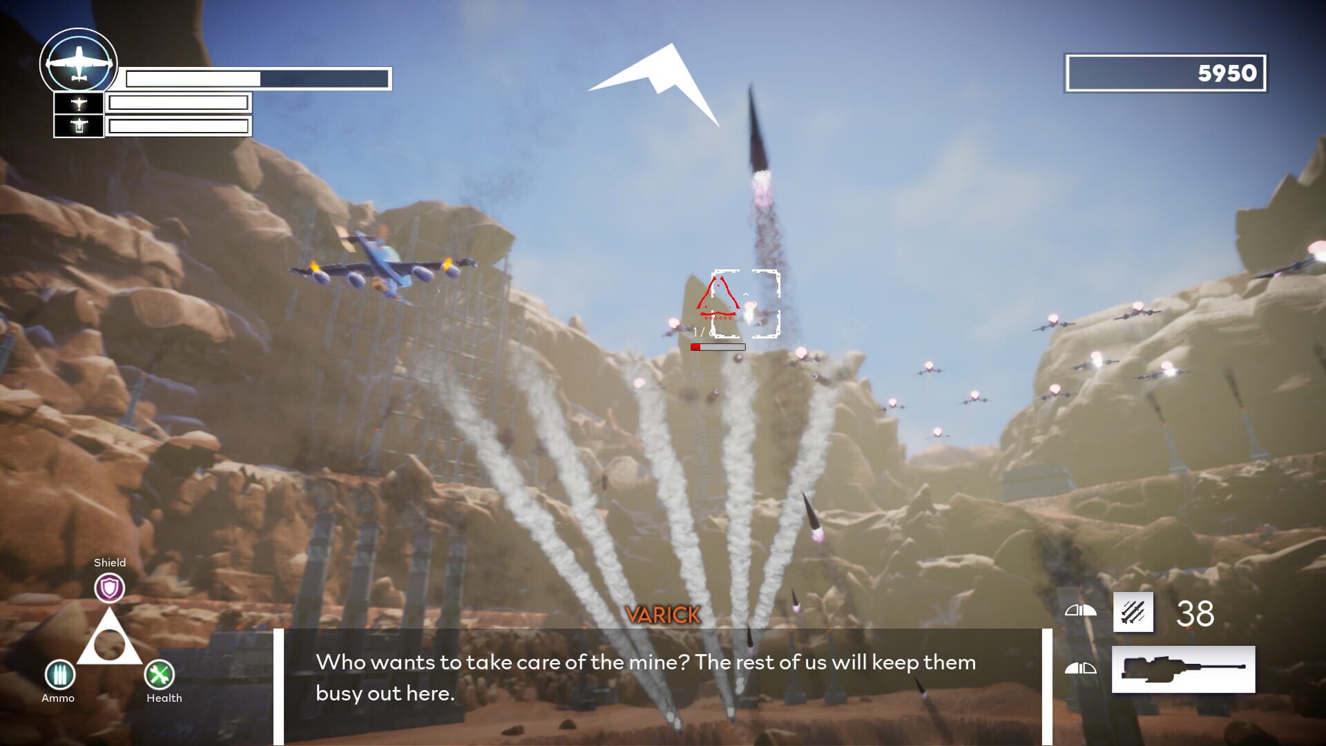 Foto do jogo Aces in the Dust