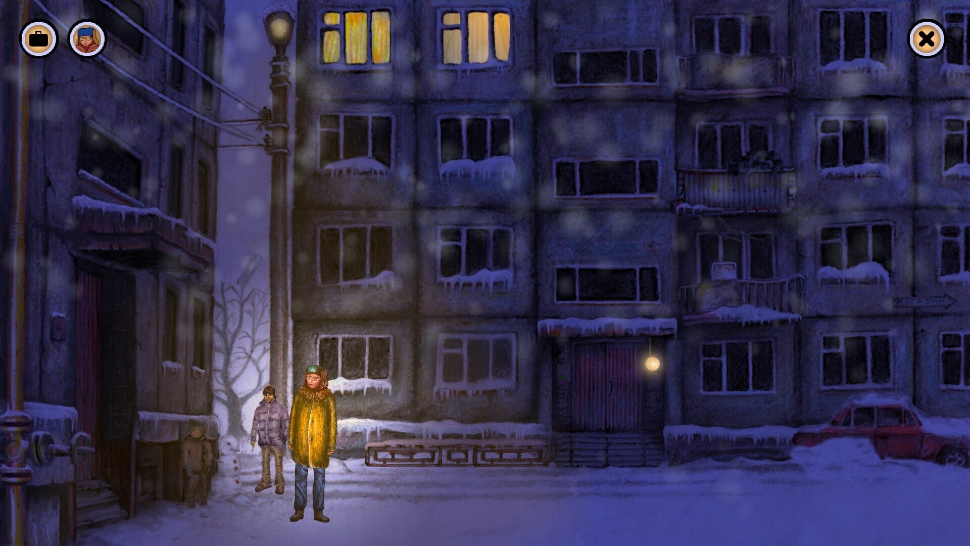 Foto do jogo Alexey's Winter: Night Adventure