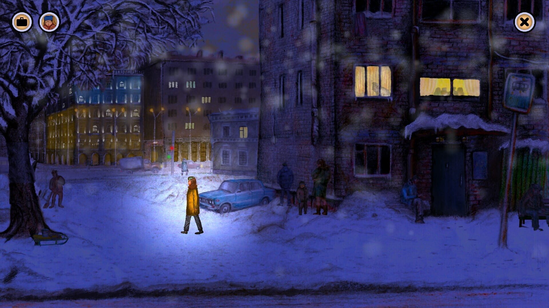 Foto do jogo Alexey's Winter: Night Adventure