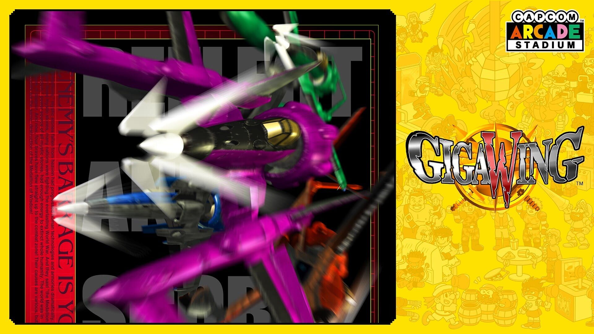 Foto do jogo Capcom Arcade Stadium: Giga Wing